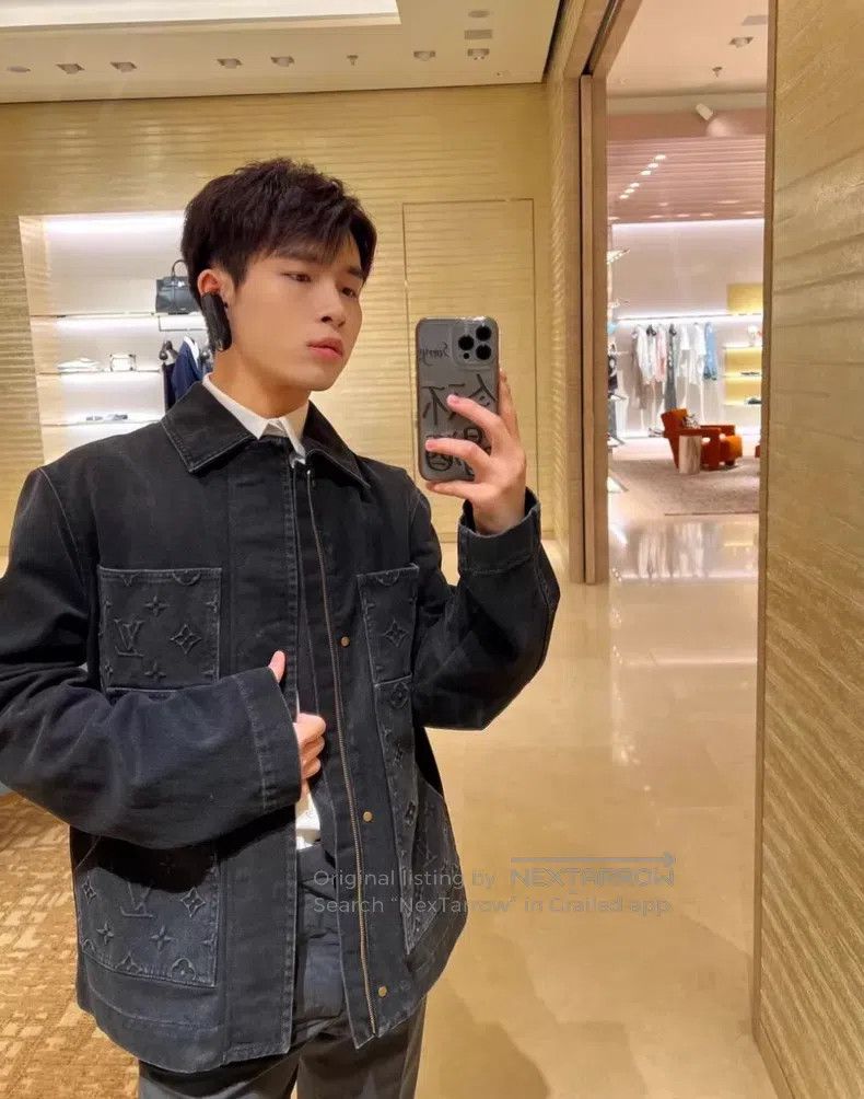 Louis Vuitton Louis Vuitton Old Black Denim Jacket Size US S / EU 44-46 / 1 - 8 Thumbnail