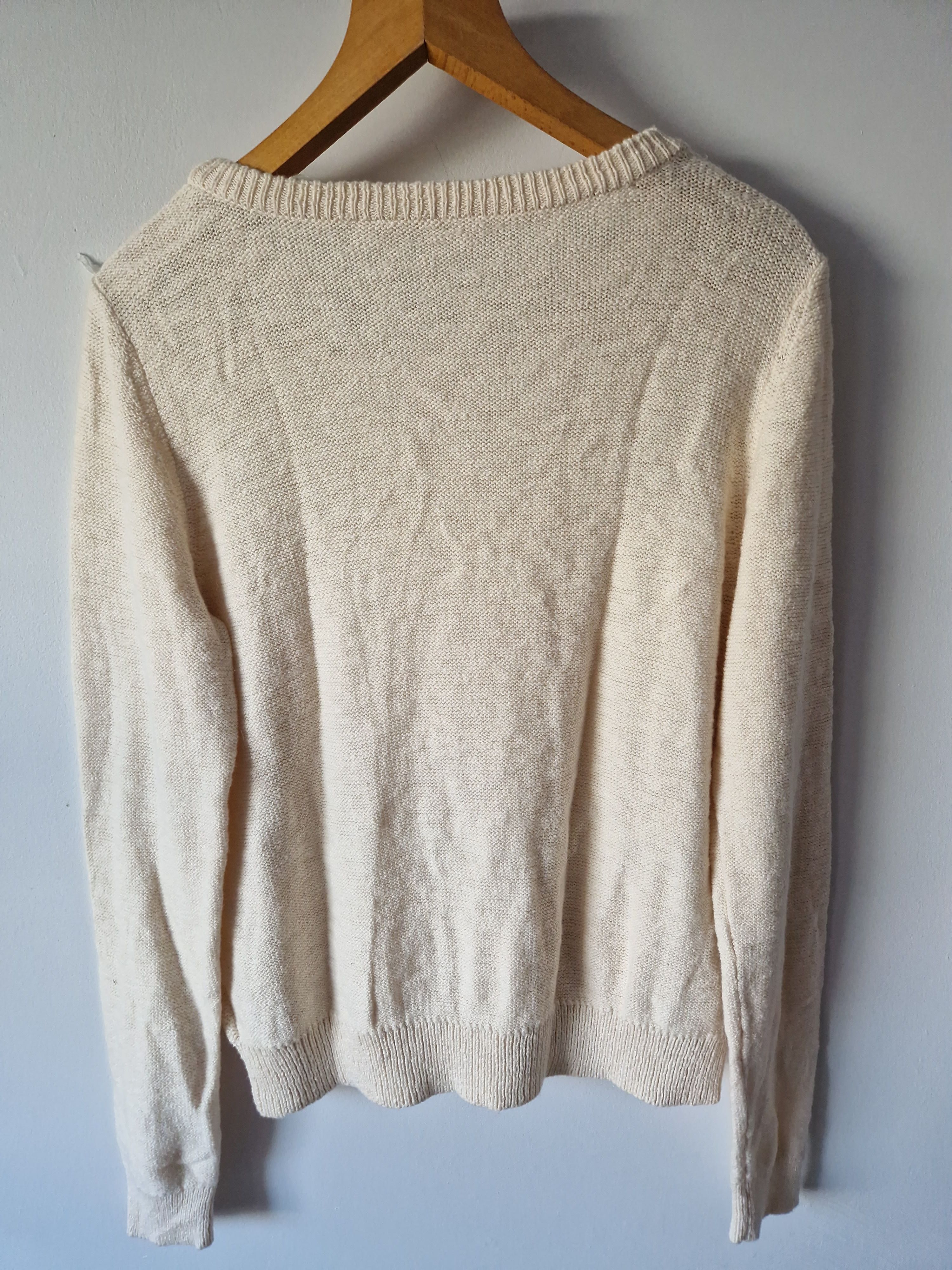 Mott & Bow Moth white sweater Size L / US 10 / IT 46 - 9 Thumbnail