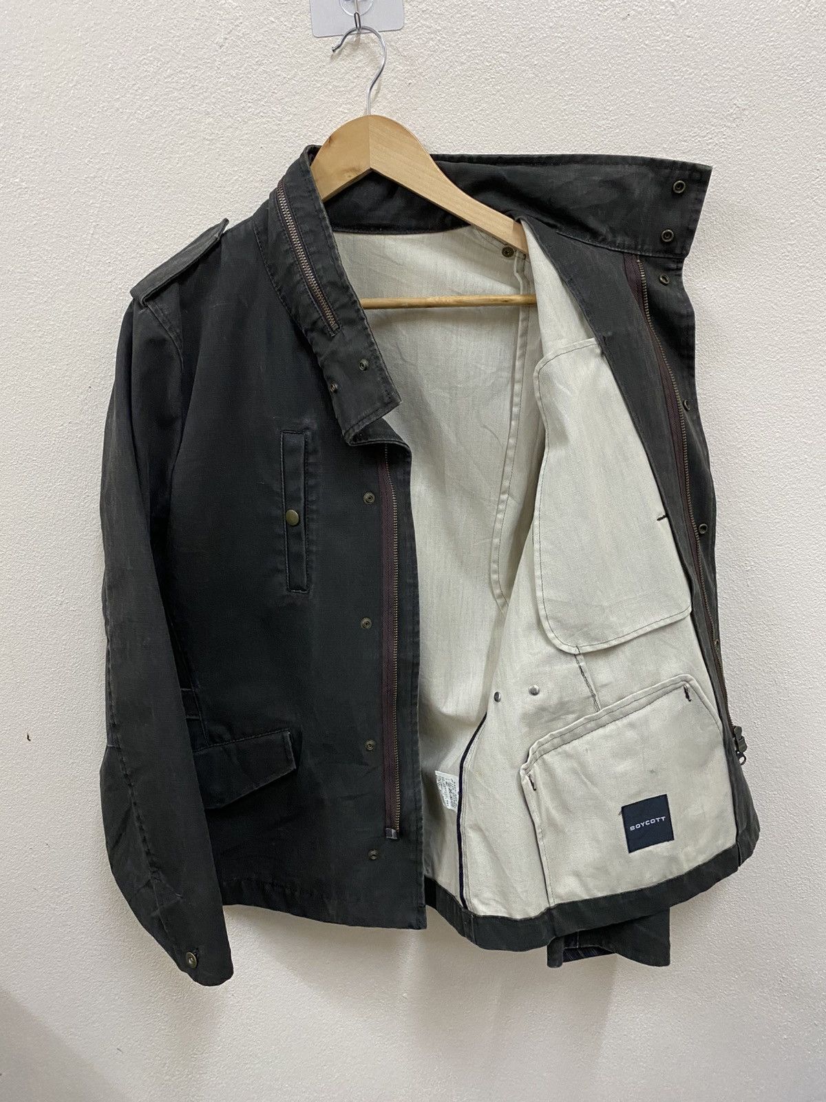Boycott Vtg 90s Boycott Cargo Jacket Mens Size US M / EU 48-50 / 2 - 5 Thumbnail