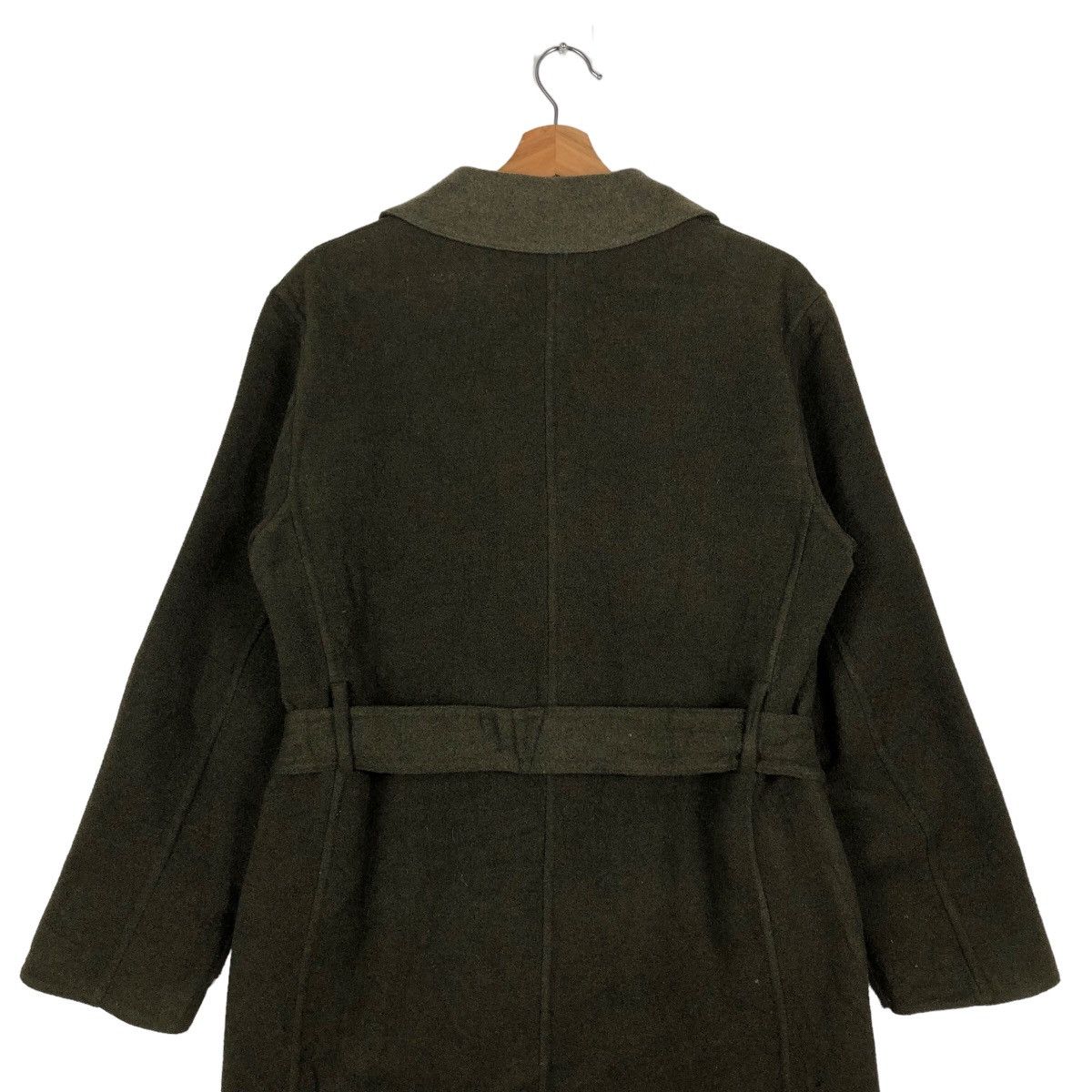 JW Anderson 🔥Double Breast Long Fly Coats Wool Herringbone Japan Made Size US M / EU 48-50 / 2 - 8 Thumbnail