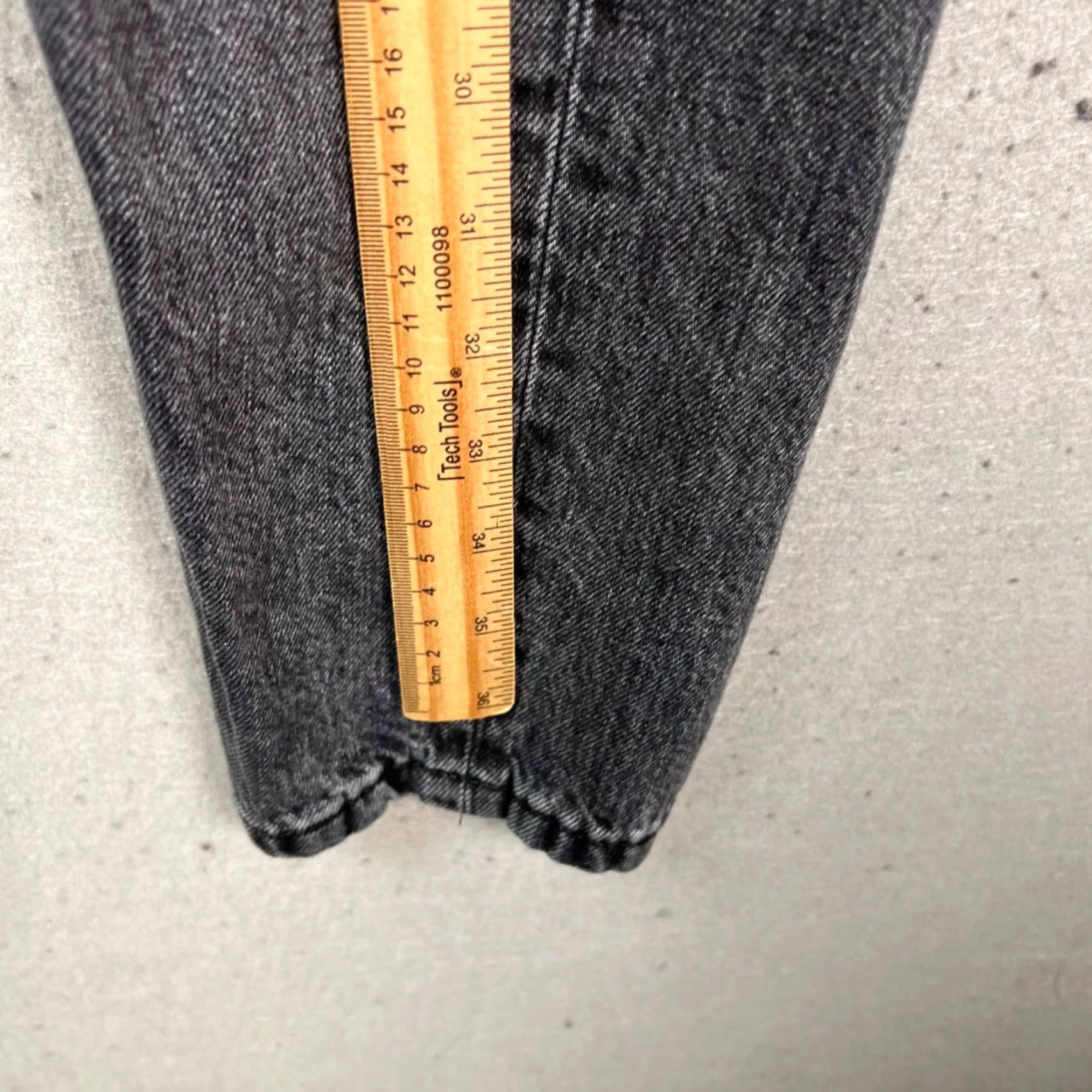 Everlane Everlane 90s Jeans Womens Size 27 Regular Organic Cotton Straight-Leg Denim Gray 5-Pocket 28in Inseam Button Rise High Vintage No Women Size 27" / US 4 / IT 40 - 6 Thumbnail