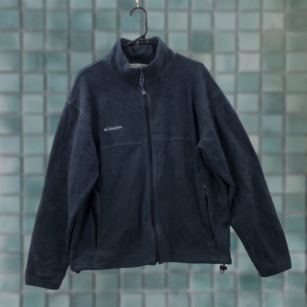 Vintage Columbia Jacket Mens Blue Steens Mountain Fleece Full Zip XL Long Sleeve Winter Casual Regular Size US XL / EU 56 / 4 - 1 Thumbnail