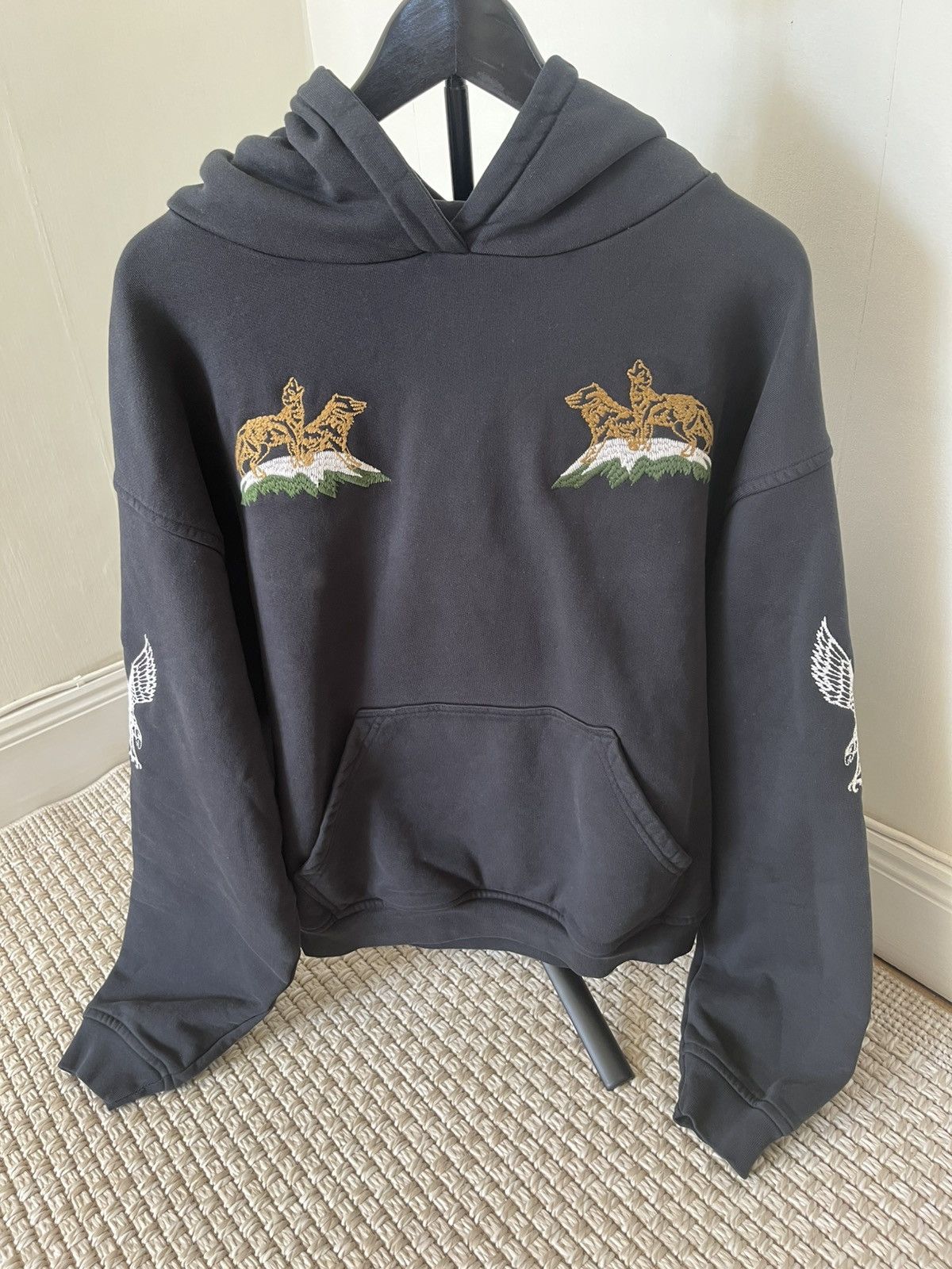 Rhude WOODLAND HILLS SKI HOODIE VINTAGE BLACK Size US S / EU 44-46 / 1 - 1 Thumbnail