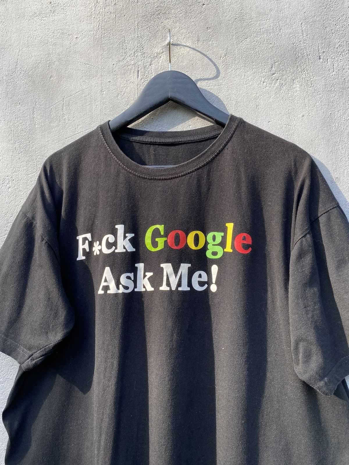 Band Tees Vintage 2005 Fuck Google Ask Me Humor TEE Size US L / EU 52-54 / 3 - 2 Thumbnail