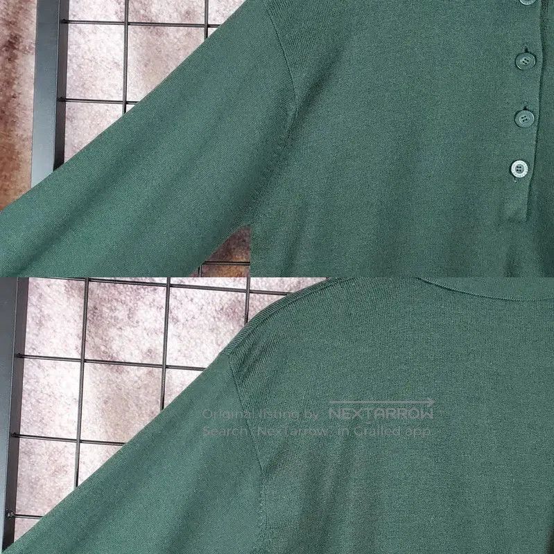 Dior Dior Sports Green Wool Blend Long Sleeve Top . Size M / US 6-8 / IT 42-44 - 5 Thumbnail