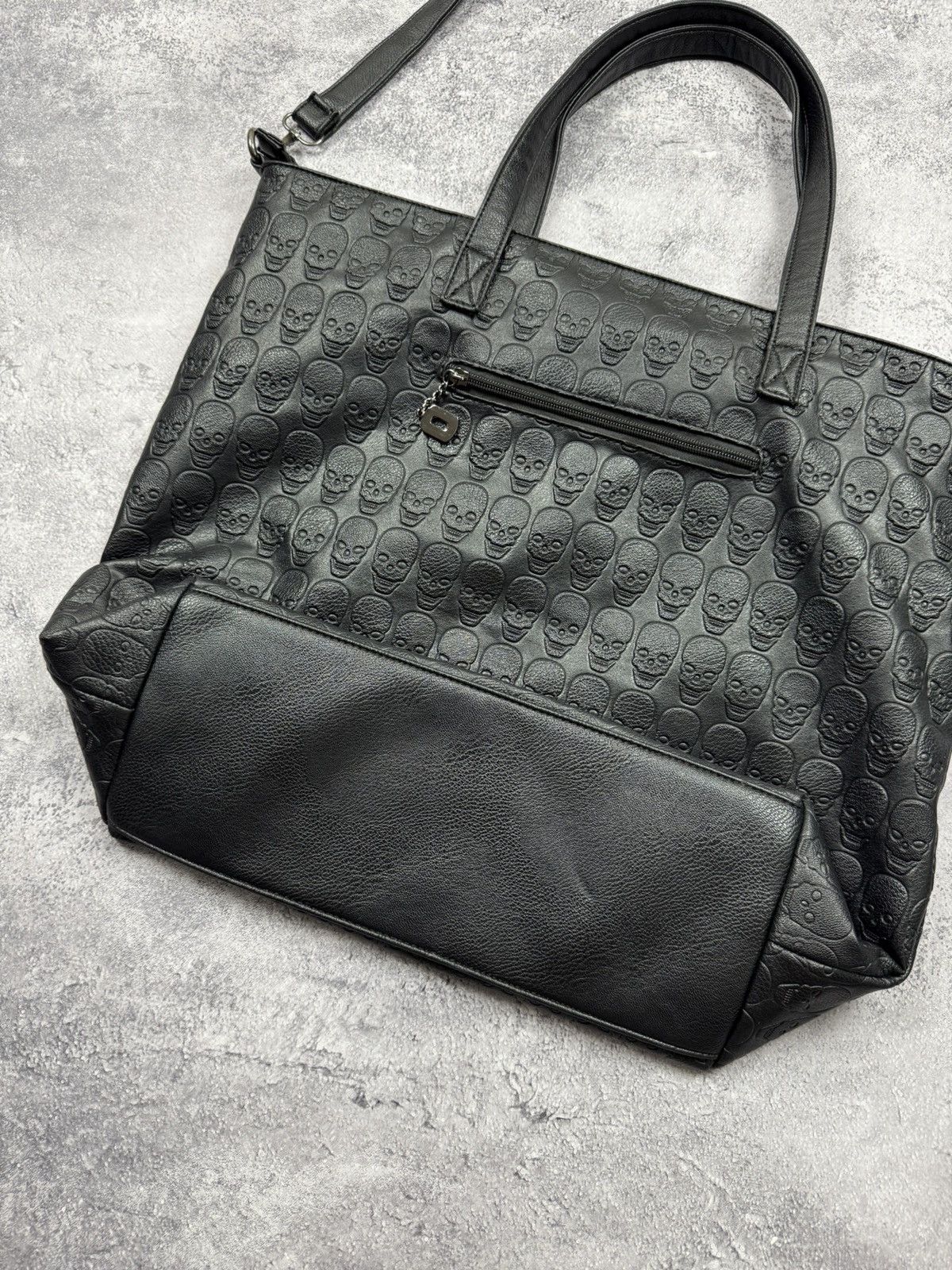 Hysteric Glamour Vintage Punk Avant Garde Bag Skull Rhinestones Y2K Style Size ONE SIZE - 13 Thumbnail