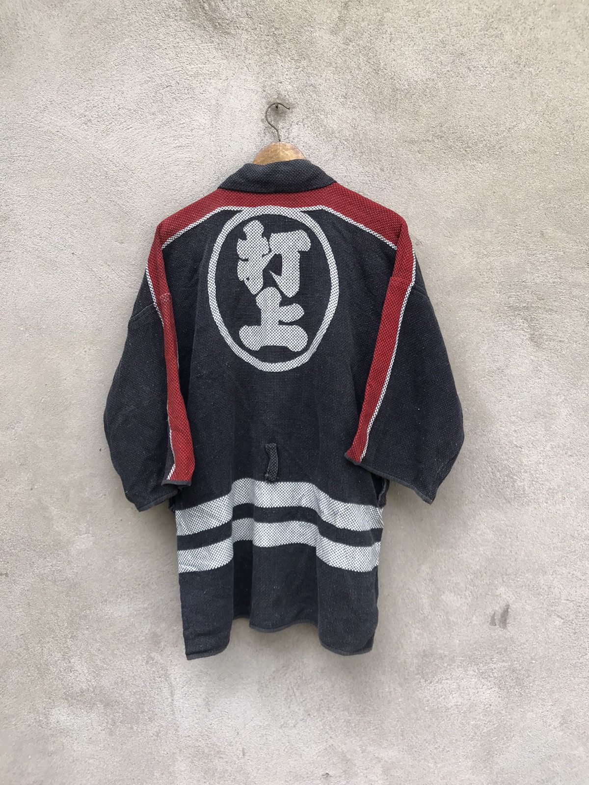 Japanese Brand RARE VINTAGE KIMONO FIREMAN BORO SASHIKO SAMURAI JACKET Size US M / EU 48-50 / 2 - 6 Thumbnail