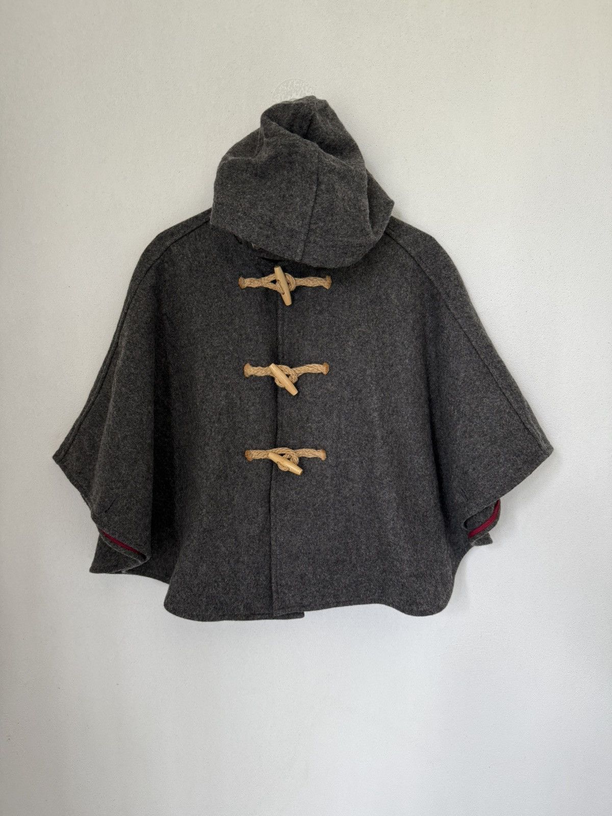 Fidelity × Vintage FIDELITY BY GERALD & STEWART PONCHO WOOL Size US S / EU 44-46 / 1 - 1 Thumbnail