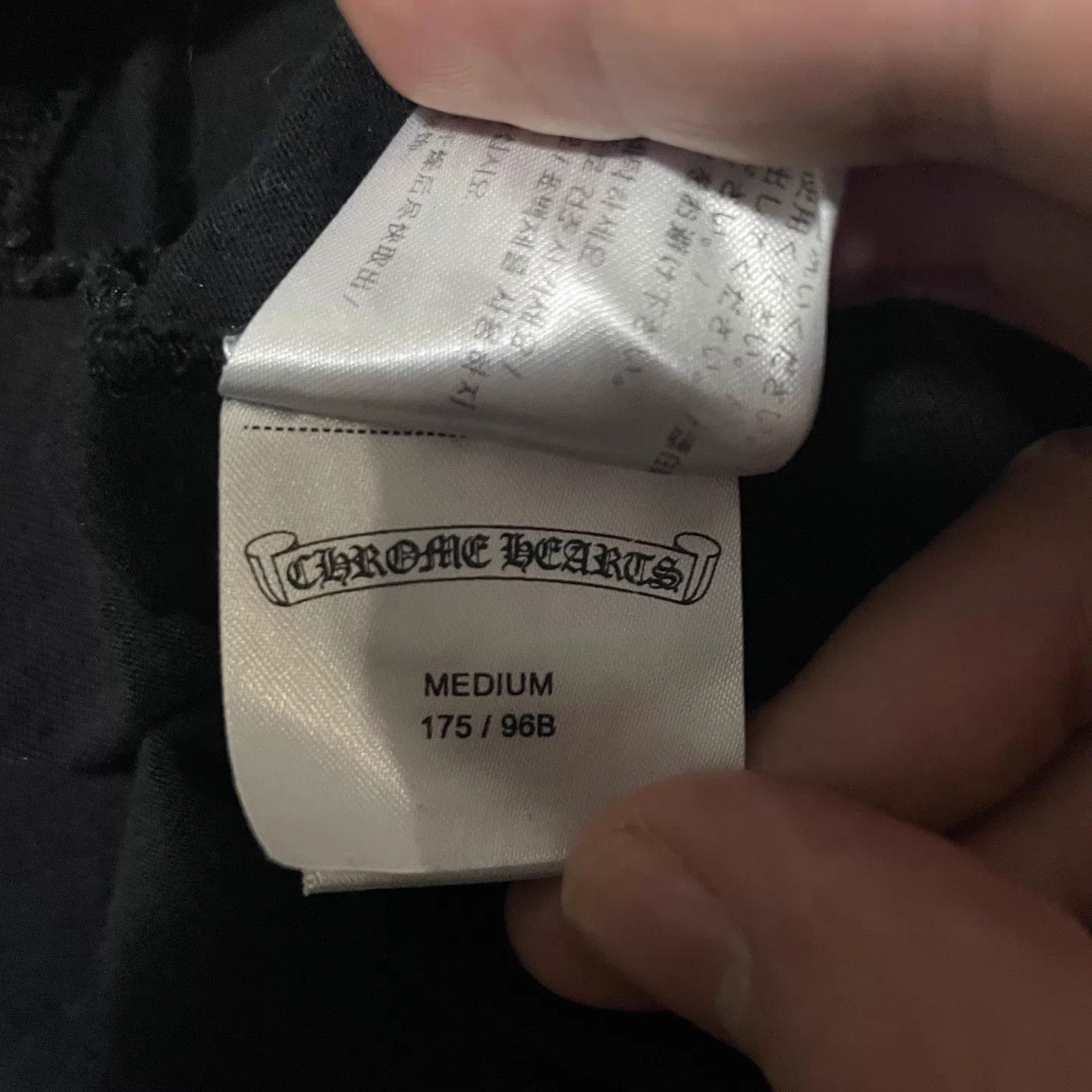 Chrome Hearts Black Short Sleeve T-Shirt with Pocket and Graphic Size US M / EU 48-50 / 2 - 5 Thumbnail