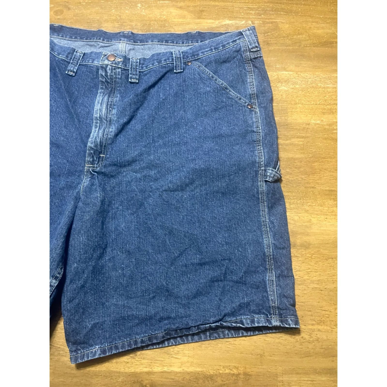 Lee Lee Shorts Mens Bermuda Casual Denim Blue 52 Pockets Big & Tall Regular Size 52 Men’s Size US 36 / EU 52 - 4 Thumbnail