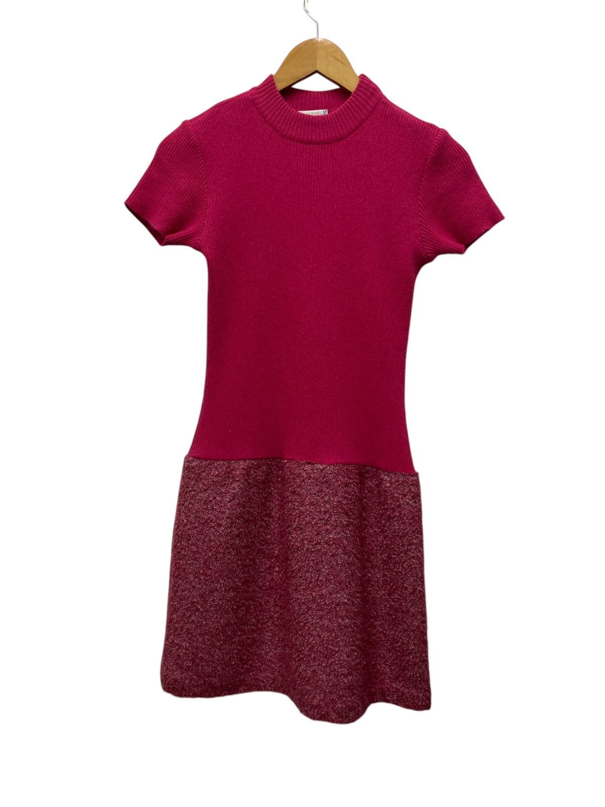 Balenciaga Balenciaga Paris La Mode Mohair Knitwear Dress Pink Size 38 Size XS / US 0-2 / IT 36-38 - 1 Thumbnail