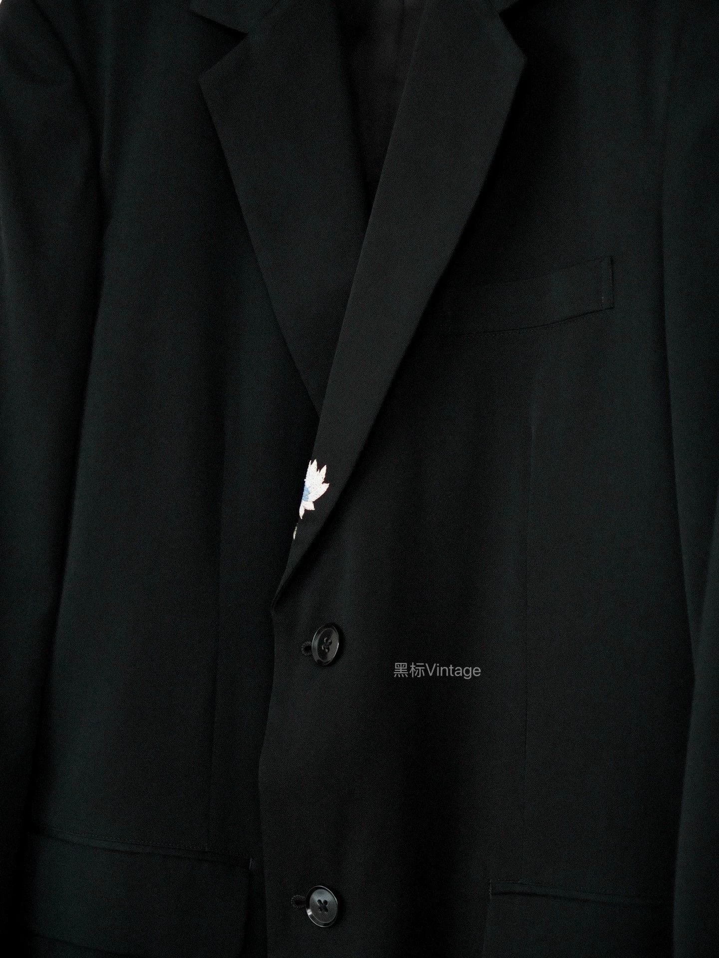 Yohji Yamamoto Yohji Yamamoto yohji 08AW Floral Hand-Embroidered Suit Size US L / EU 52-54 / 3 - 5 Thumbnail