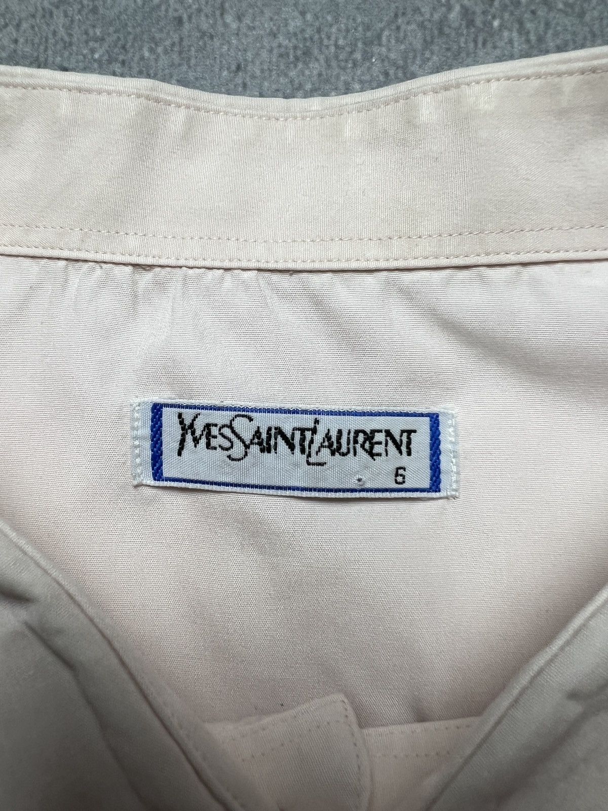 Yves Saint Laurent YSL Shirt Cotton Yves Saint Laurent Summer Shirtsleeve 90s Size US XXL / EU 58 / 5 - 10 Thumbnail