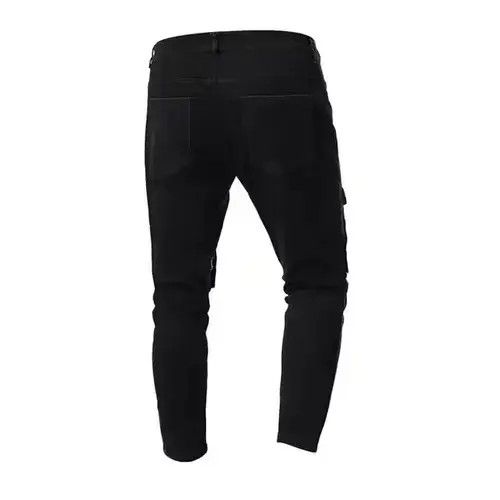 Japanese Brand Straight Jeans Men Punk Skinny Denim Pants Size US 32 / EU 48 - 4 Thumbnail