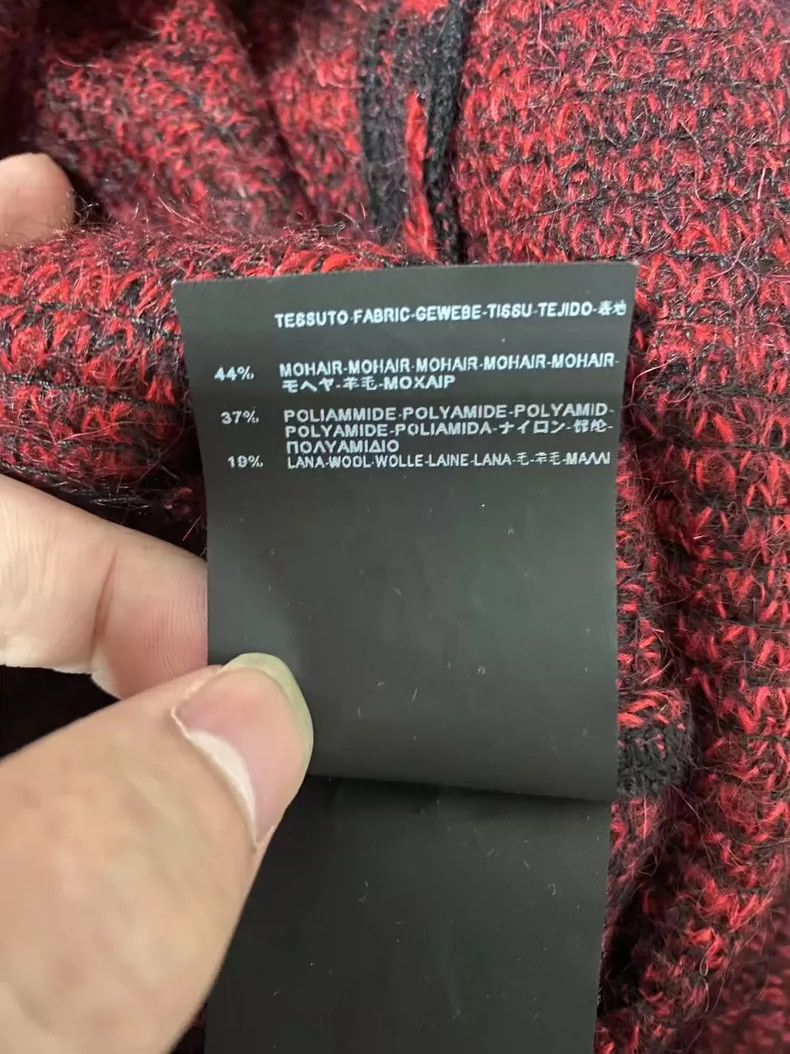 Saint Laurent Paris Saint Laurent Paris 13FW Red Scales Leopard Sweater Size US S / EU 44-46 / 1 - 6 Thumbnail