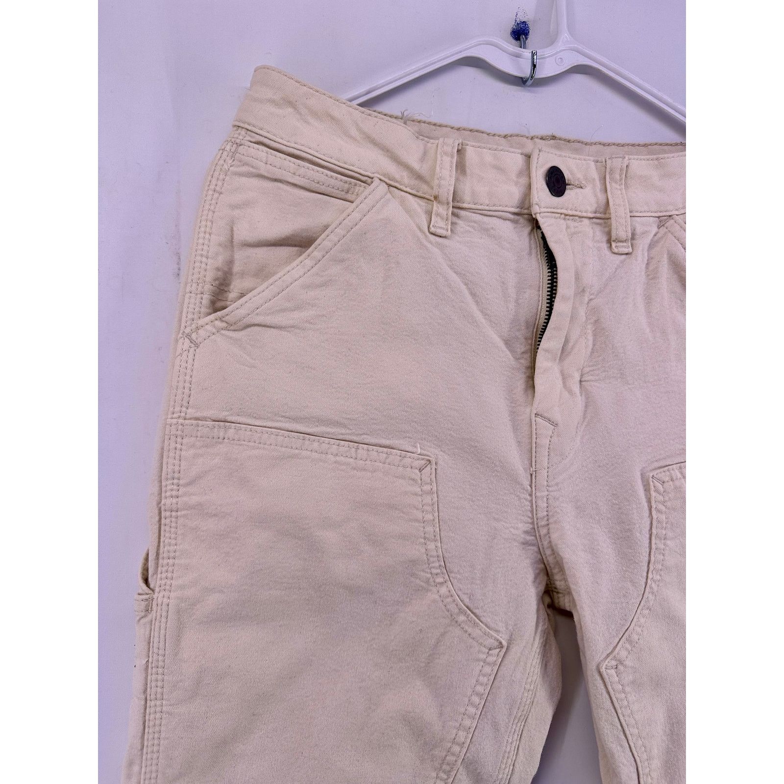 American Eagle Outfitters American Eagle Beige Tan Carpenter Double Knee Size 29/30 Size US 29 - 4 Thumbnail