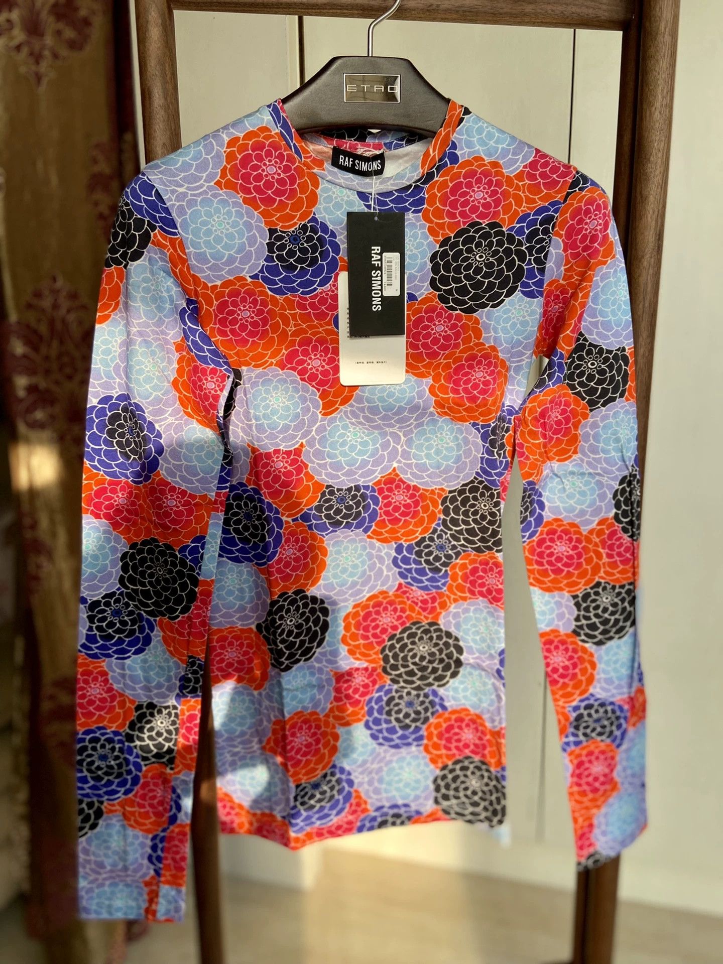 Raf Simons Raf Simons SS Japanese Colorful Floral Cotton Top M New Size US M / EU 48-50 / 2 - 3 Thumbnail