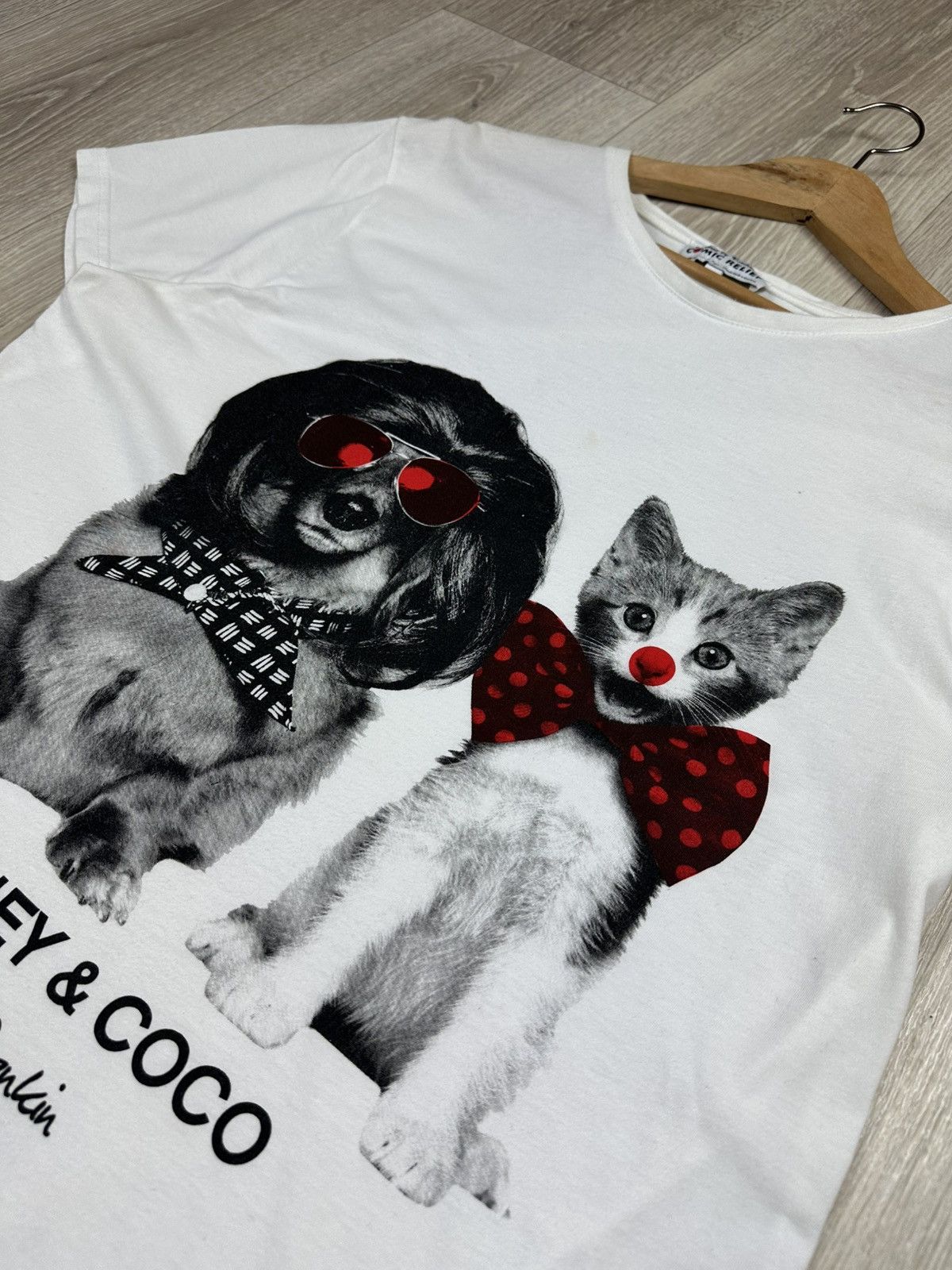 Vivienne Westwood Vintage Comic Relief Sidney and Coco Designer T-Shirt Size US L / EU 52-54 / 3 - 4 Thumbnail