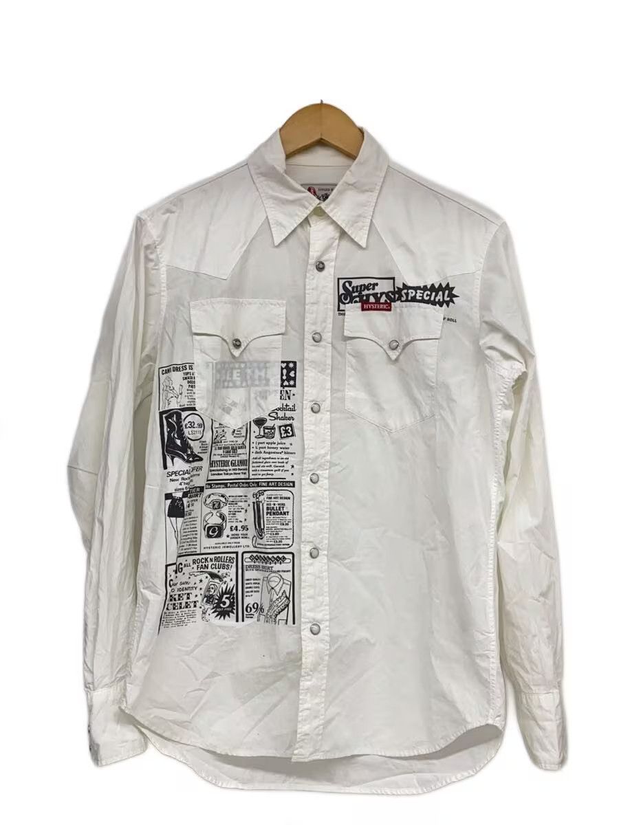 Hysteric Glamour Magazine Graphic Western Button Shirt Size US S / EU 44-46 / 1 - 1 Thumbnail