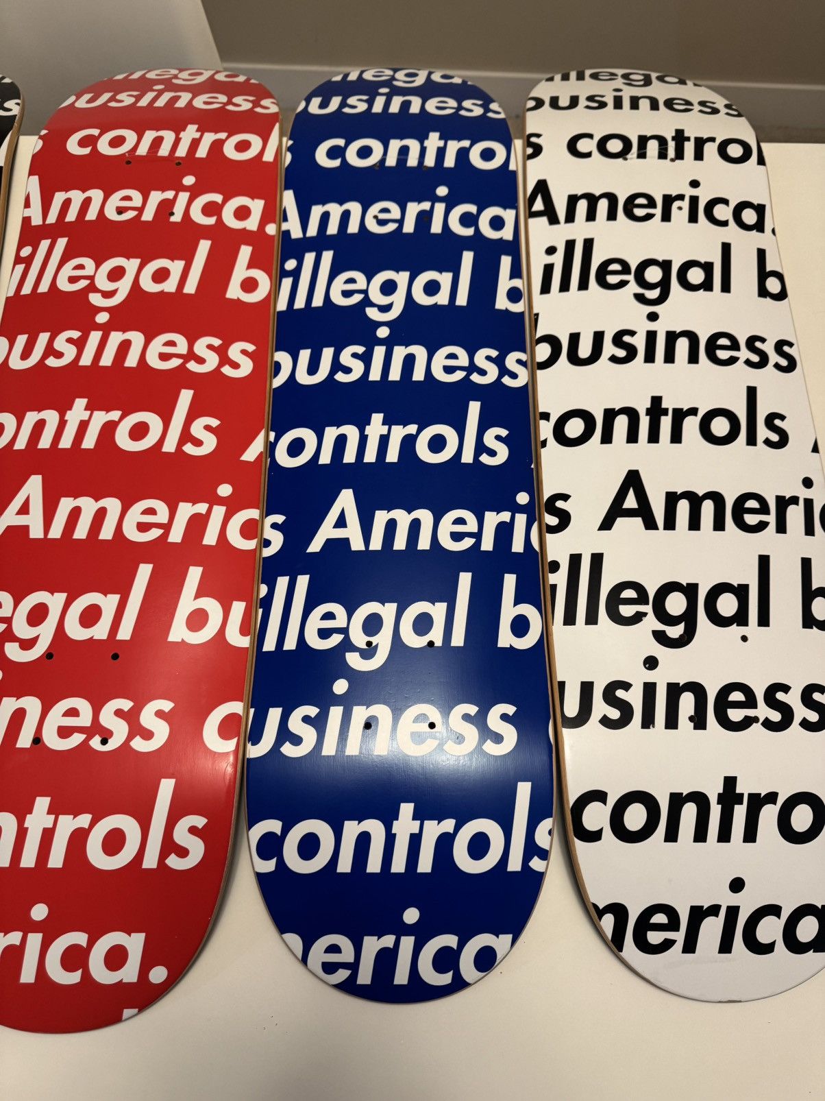 Supreme Illegal Business Controls America Deck Set Size ONE SIZE - 3 Thumbnail