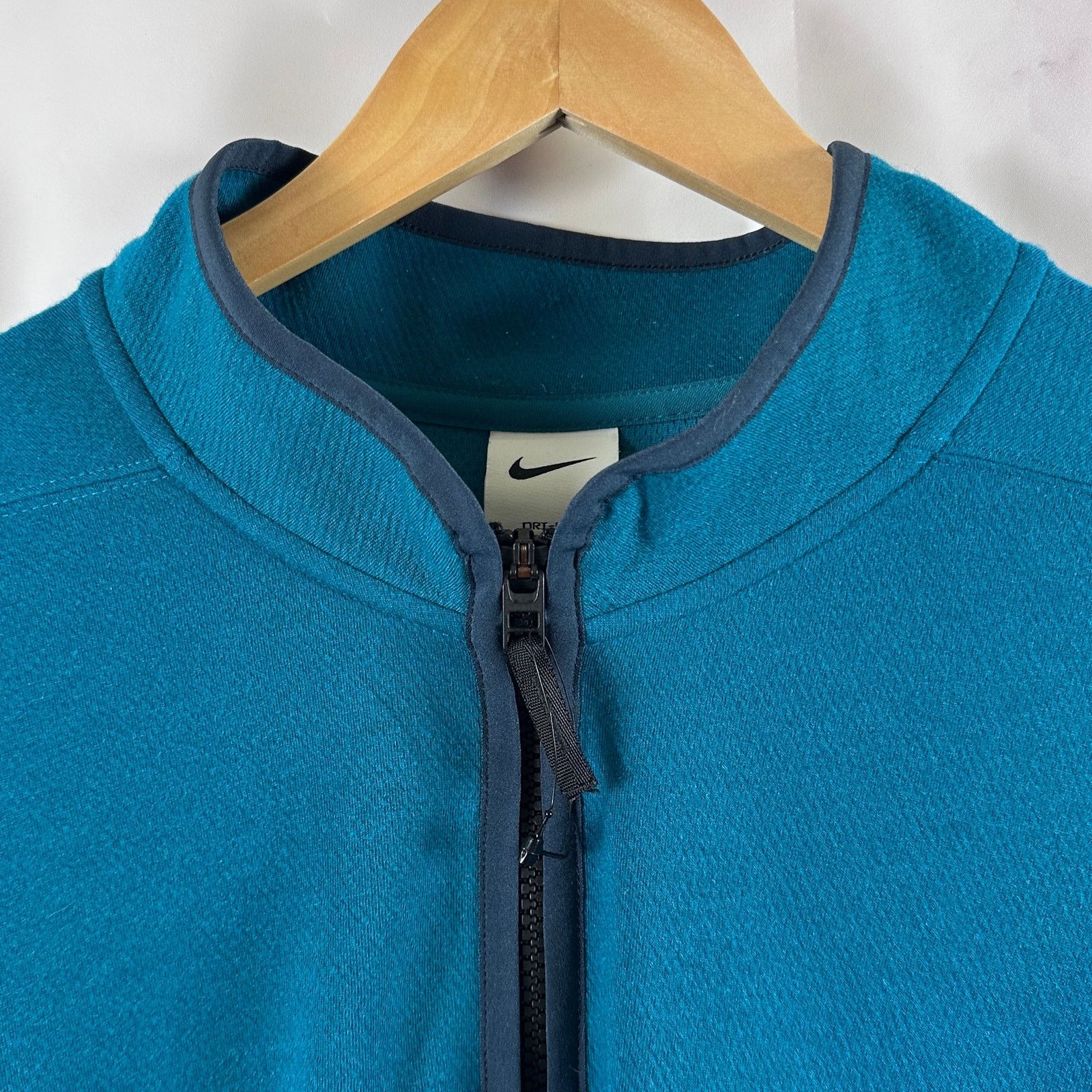 Nike Dri-Fit Blue Quarter-Zip Pullover Jacket Size US XL / EU 56 / 4 - 2 Thumbnail