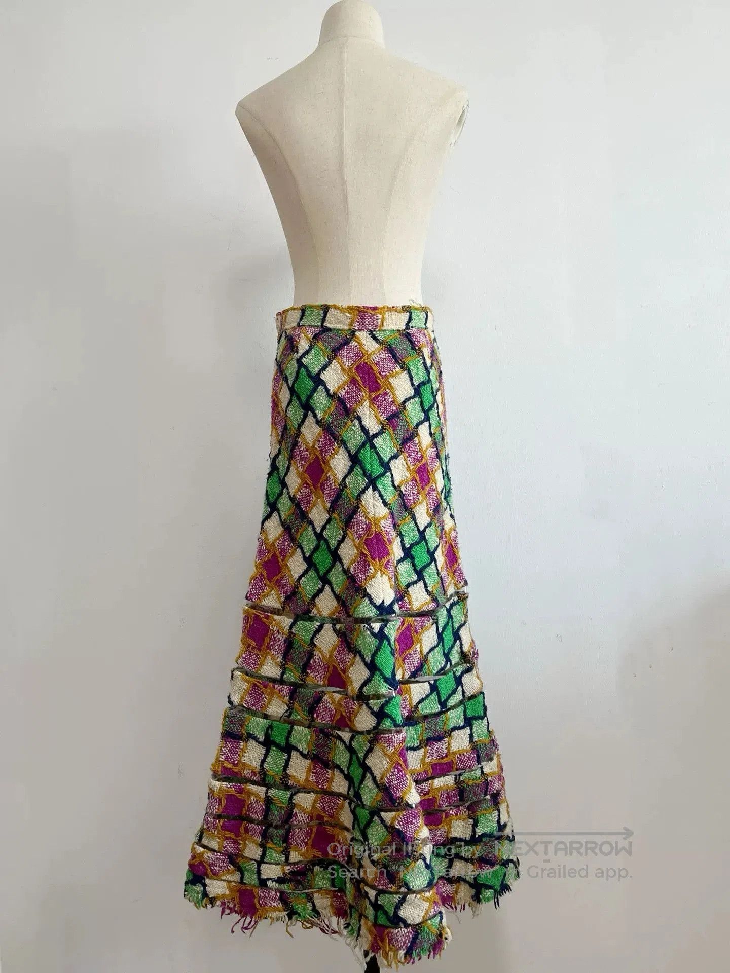 Junya Watanabe Junya Watanabe Plaid Flared Skirt. Size 34" / US 12 / IT 48 - 5 Thumbnail