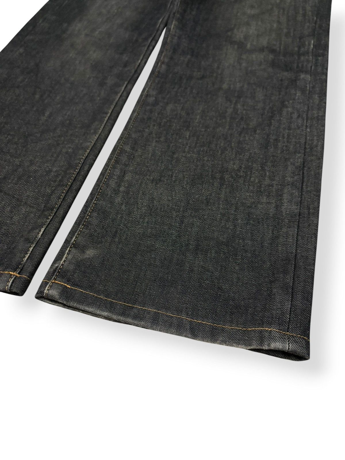 Uniqlo Vintage Uniqlo UJ Black Honeycomb Faded Jeans Size US 32 / EU 48 - 8 Thumbnail