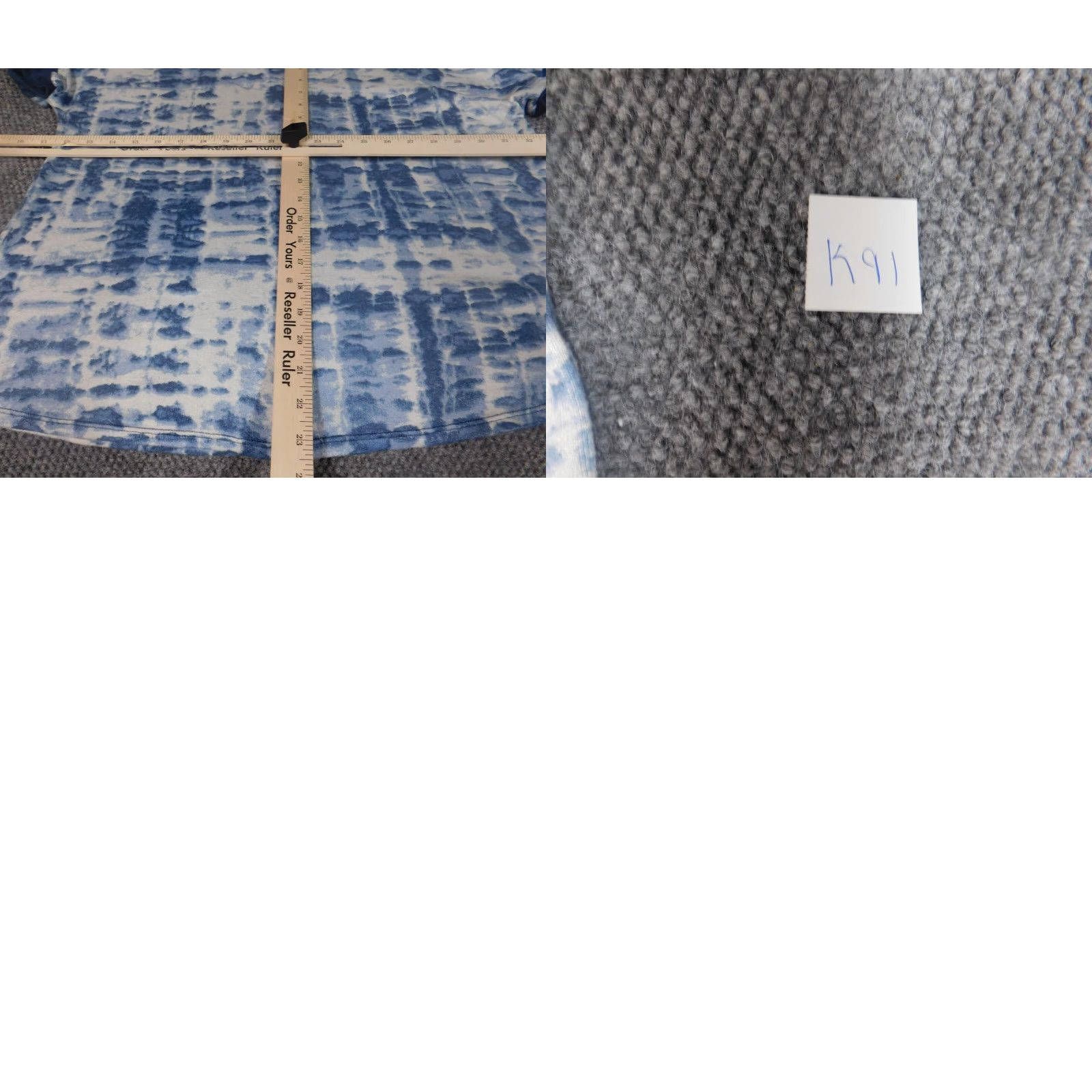 Lucky Brand Lucky Brand Blouse Shirt Womens XL Blue Geometric Short Sleeve Crew Neck Pullover Stretch Casual Regular Size XL / US 12-14 / IT 48-50 - 9 Thumbnail