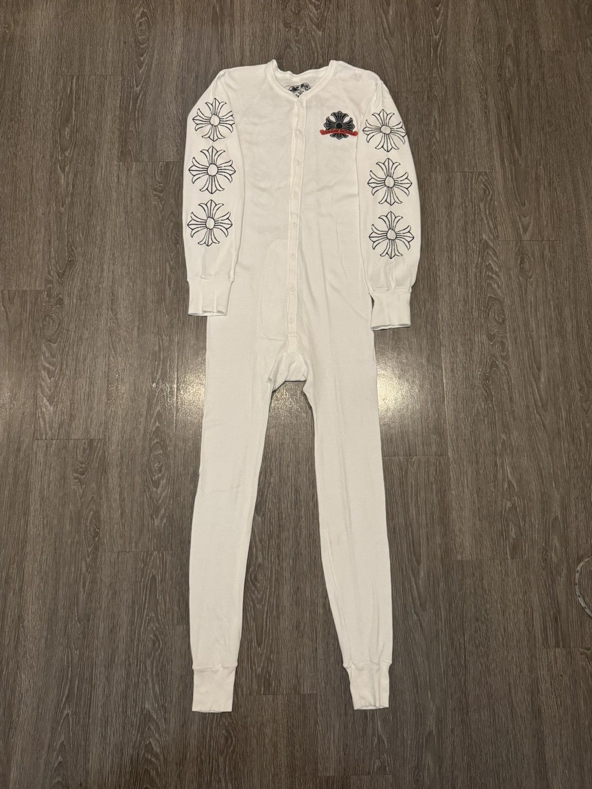 Chrome Hearts Adult Onesie One Piece Pajama Suit One Size