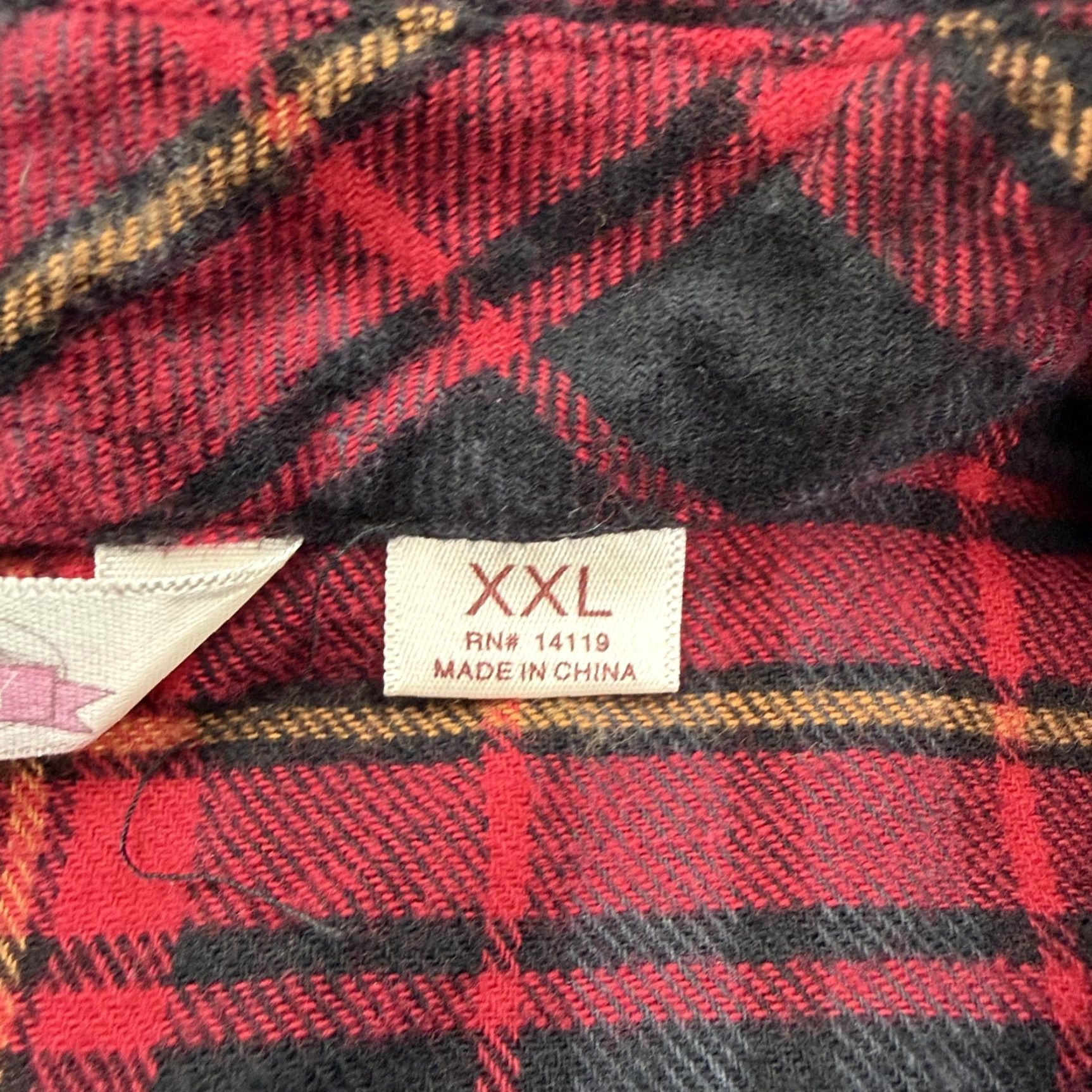 Vintage VINTAGE Cumberland Outfitters by Ely Shirt Mens 2XL Red Plaid Western Pearl Snap Flannel Size US XXL / EU 58 / 5 - 6 Thumbnail
