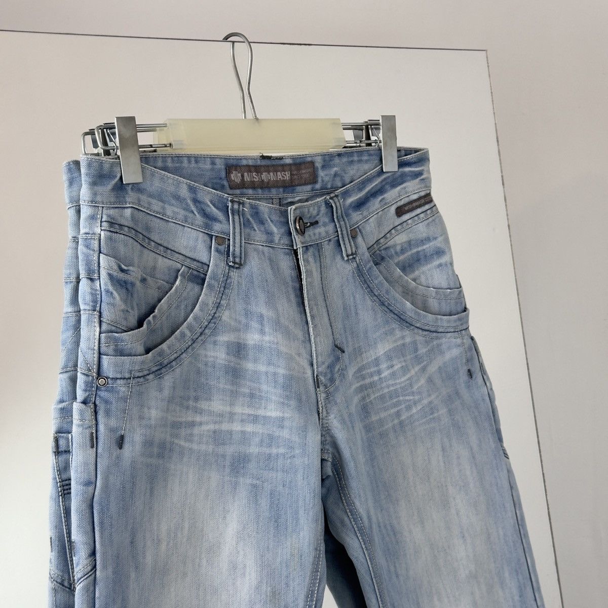 Japanese Brand Japanese Brand Multi-pocket Pants Denim Baggy Bidtressed Size US 32 / EU 48 - 4 Thumbnail