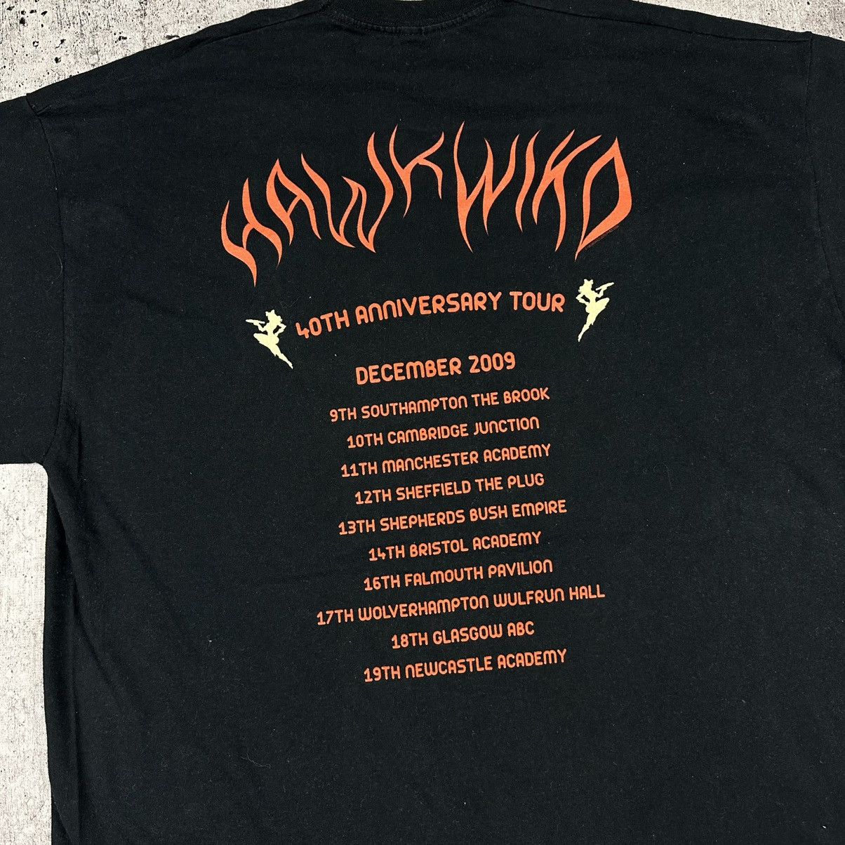 Band Tees 2008 Hawk Wind Vintage 40th Anniversary Tour Tee Size US XL / EU 56 / 4 - 13 Thumbnail
