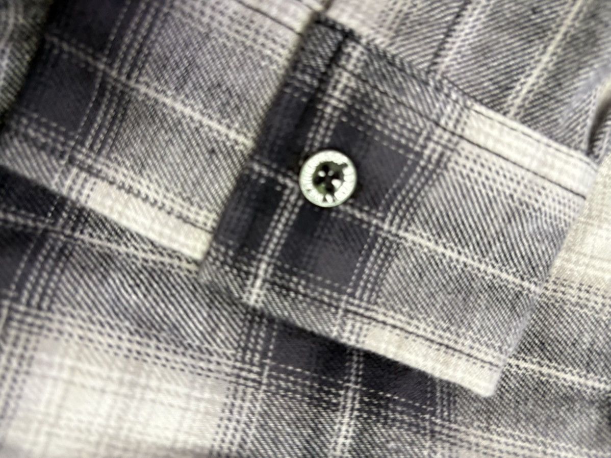 Vintage × Weatherproof Weatherproof Vintage Flannel Shirt Gray Black Plaid, Size XL Size XL / US 12-14 / IT 48-50 - 4 Thumbnail