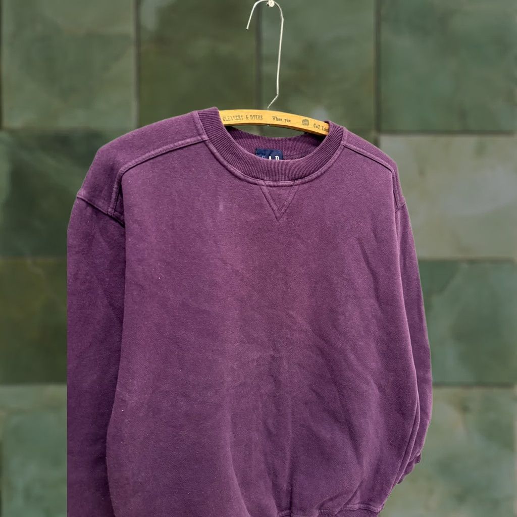 Gap VINTAGE GAP Purple Sweatshirt Women's Small USA 90s Size S / US 4 / IT 40 - 1 Thumbnail