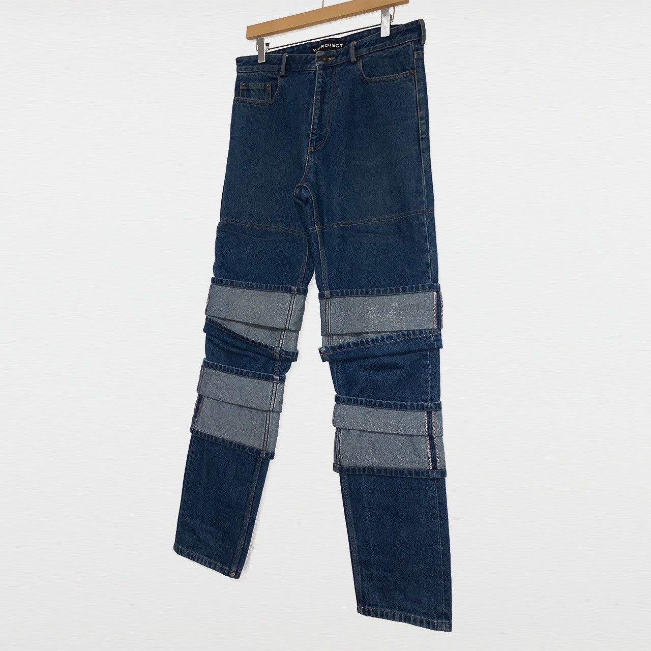 Y/Project Y/Project Multi-Cuff Layered Jeans Size US 30 / EU 46 - 3 Thumbnail