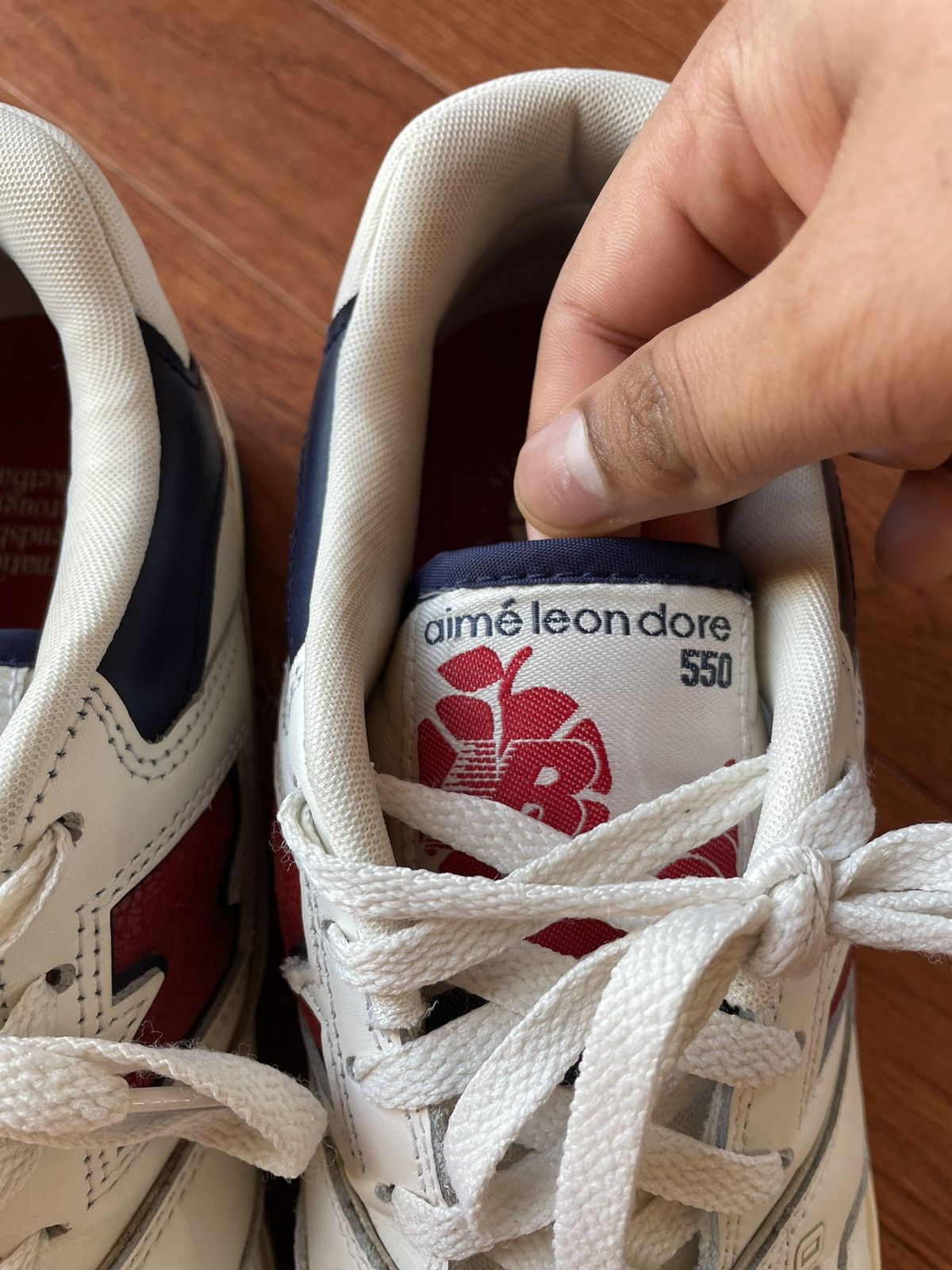 Aime Leon Dore × New Balance New Balance x Aime Leon Dore ALD 550 White Navy Red Size 10 Size US 10 / EU 43 - 5 Thumbnail