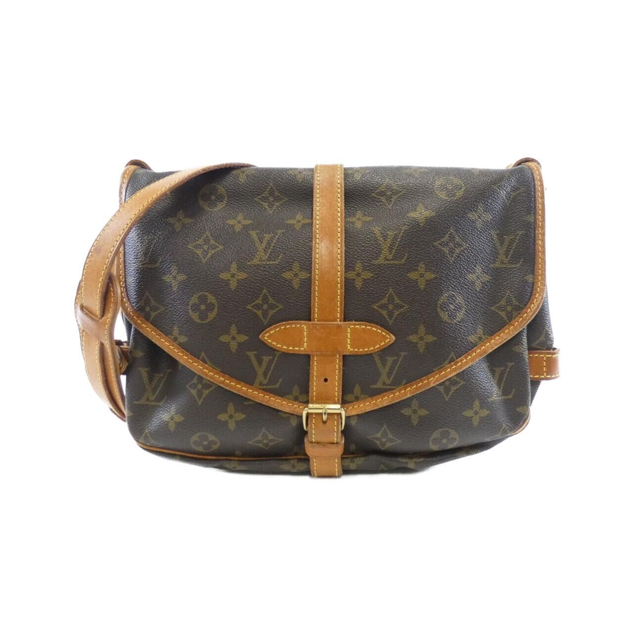 Louis Vuitton Louis Vuitton Louis Vuitton Saumur Monogram Shoulder Bag Textile Shoulder Bag M42256 DUTY FREE for USA Size ONE SIZE - 1 Thumbnail