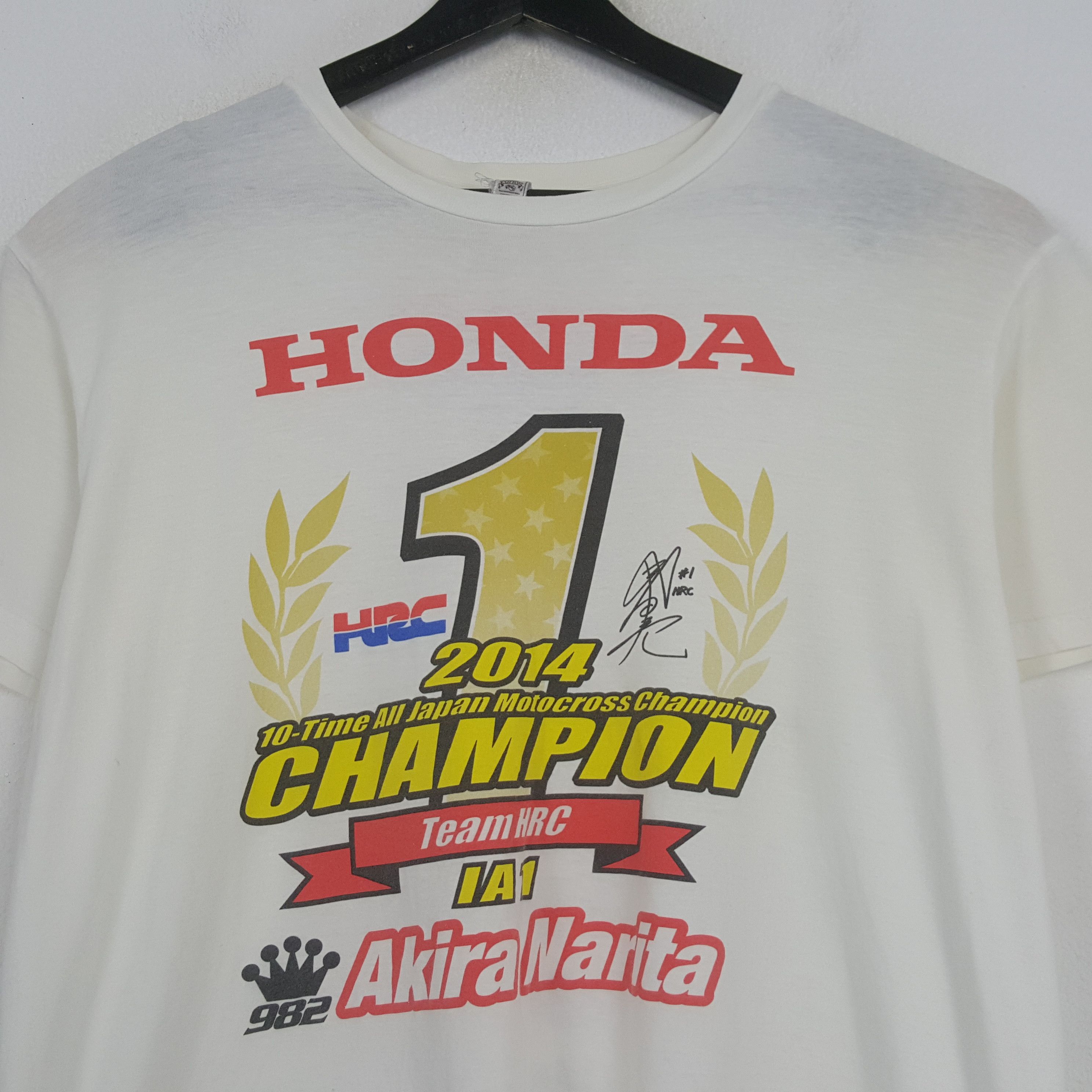 Honda HONDA CHAMPION Team HRC Tshirt C294N18 Size US L / EU 52-54 / 3 - 2 Thumbnail