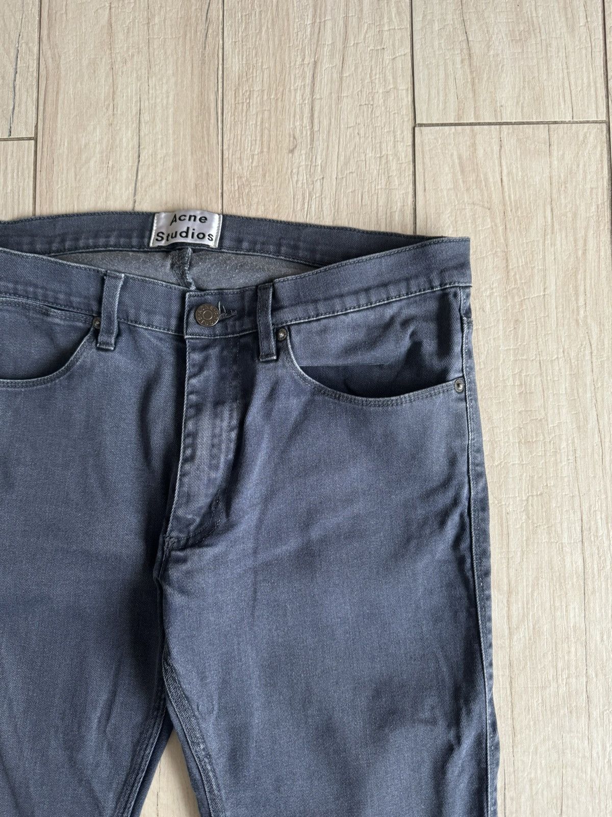 Acne Studios Acne Studios Max Blue Speed Denim Pants Size US 34 / EU 50 - 6 Thumbnail