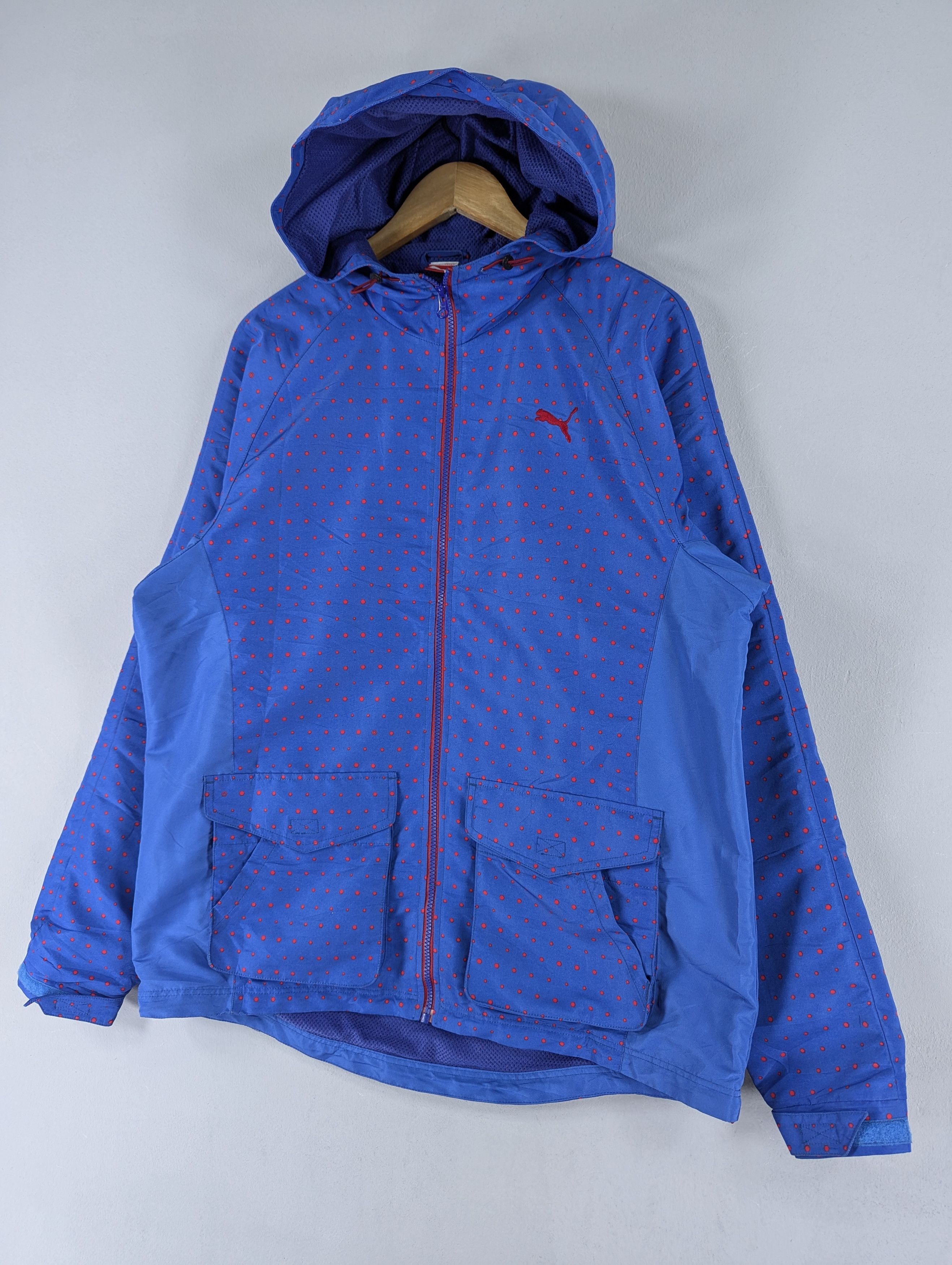 Puma Puma Lifestyle Polkadot Light Zipper Hoodie Jacket Size US L / EU 52-54 / 3 - 2 Thumbnail