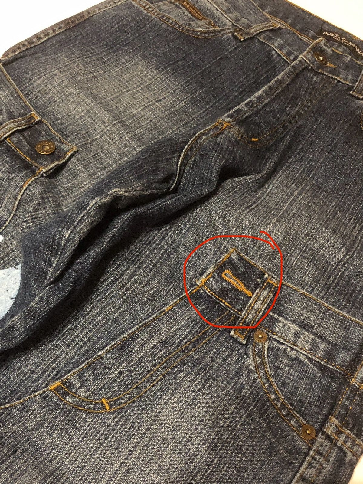 Dolce & Gabbana Vintage Dolce & Gabbana multi pocket jeans Size US 31 - 8 Thumbnail