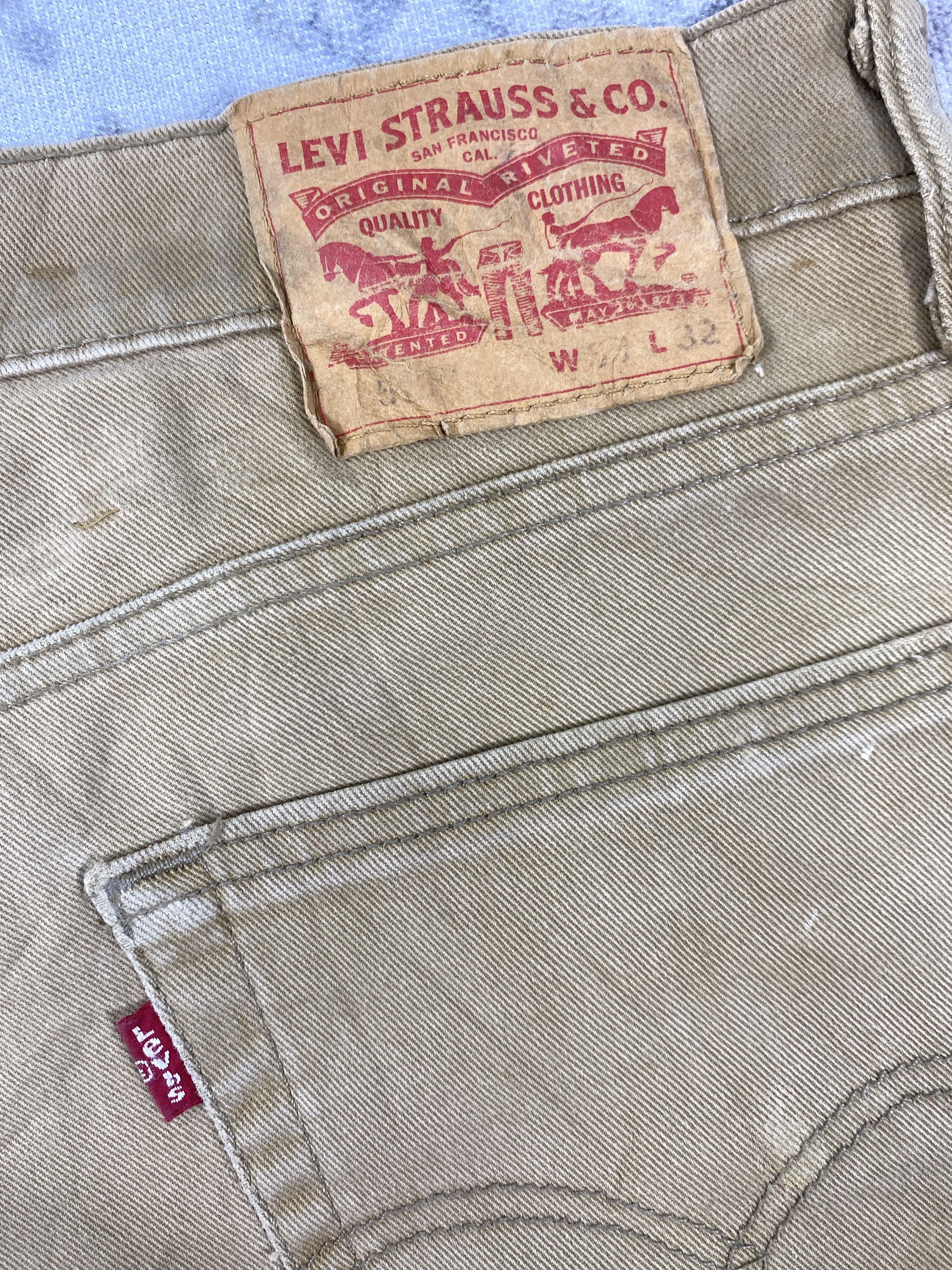 Levi's Brown Vintage Levi's 513 Jeans 36x31 Denim -JN1985 Size US 36 / EU 52 - 13 Thumbnail