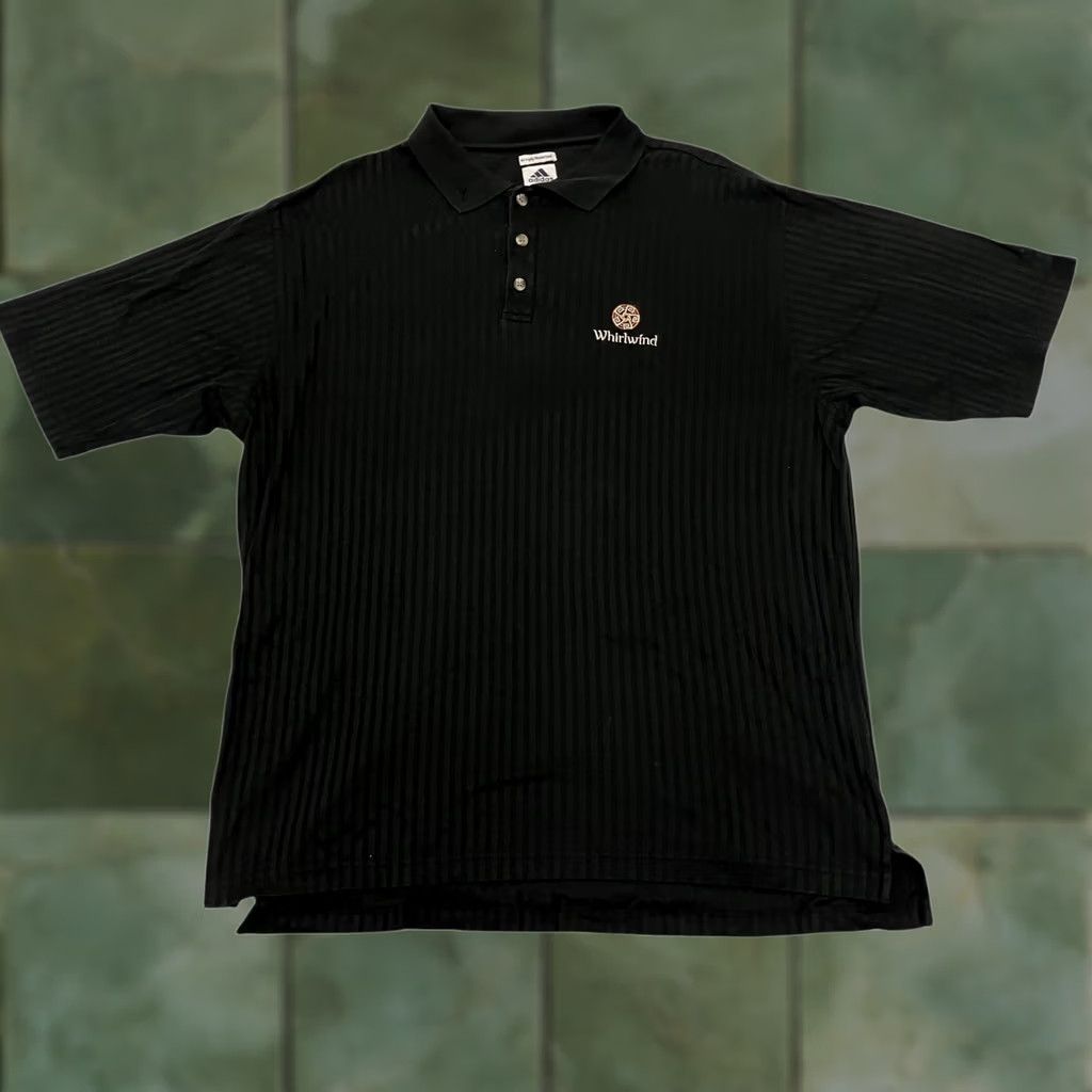 Adidas Adidas Golf Polo Shirt Men's XL Black Short Sleeve Mercerised Cotton Size US XL / EU 56 / 4 - 1 Thumbnail