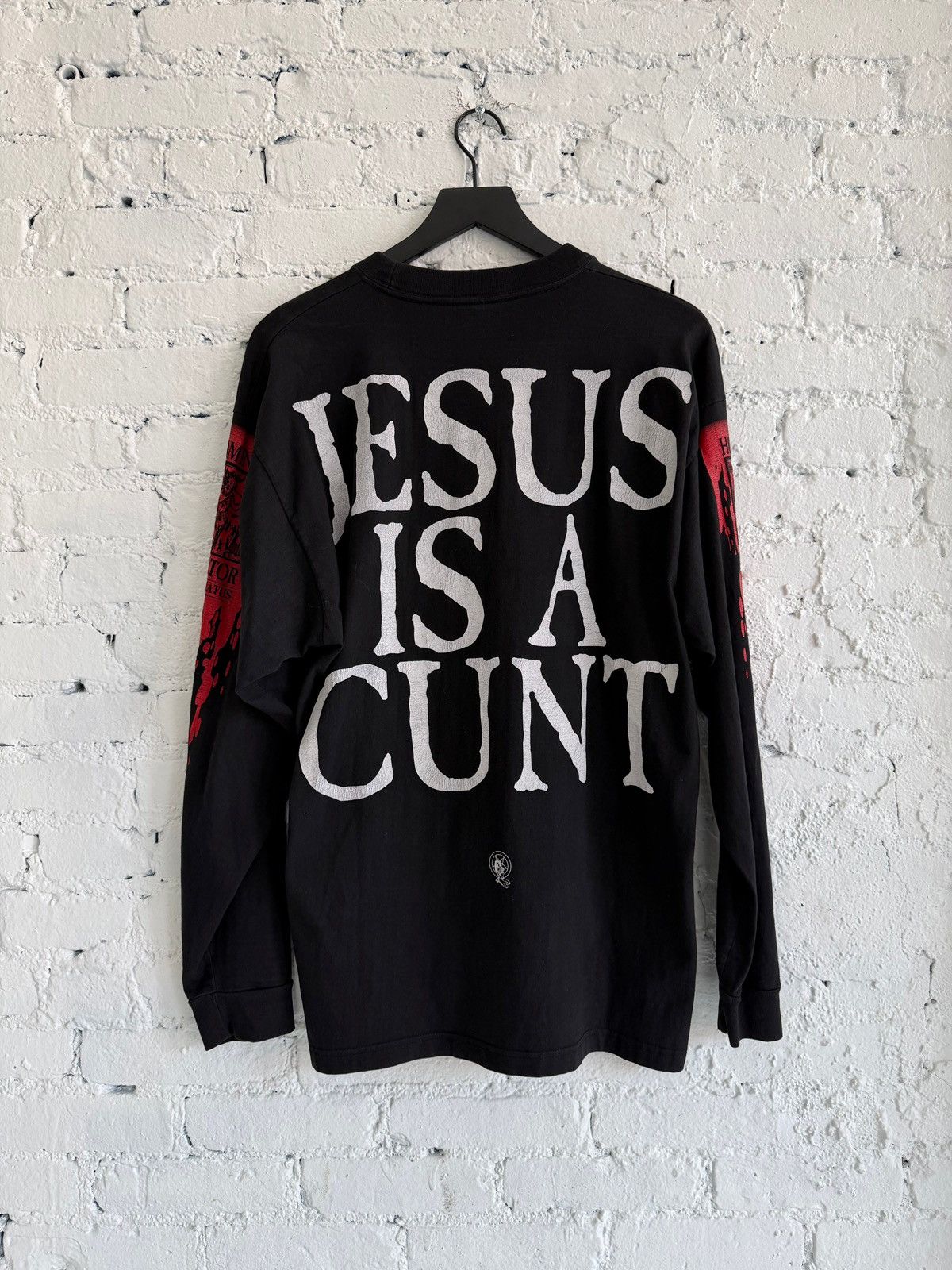Vintage 1995 CRADLE OF FILTH ‘VESTAL MASTURBATION’ L/S TEE Size US L / EU 52-54 / 3 - 2 Thumbnail