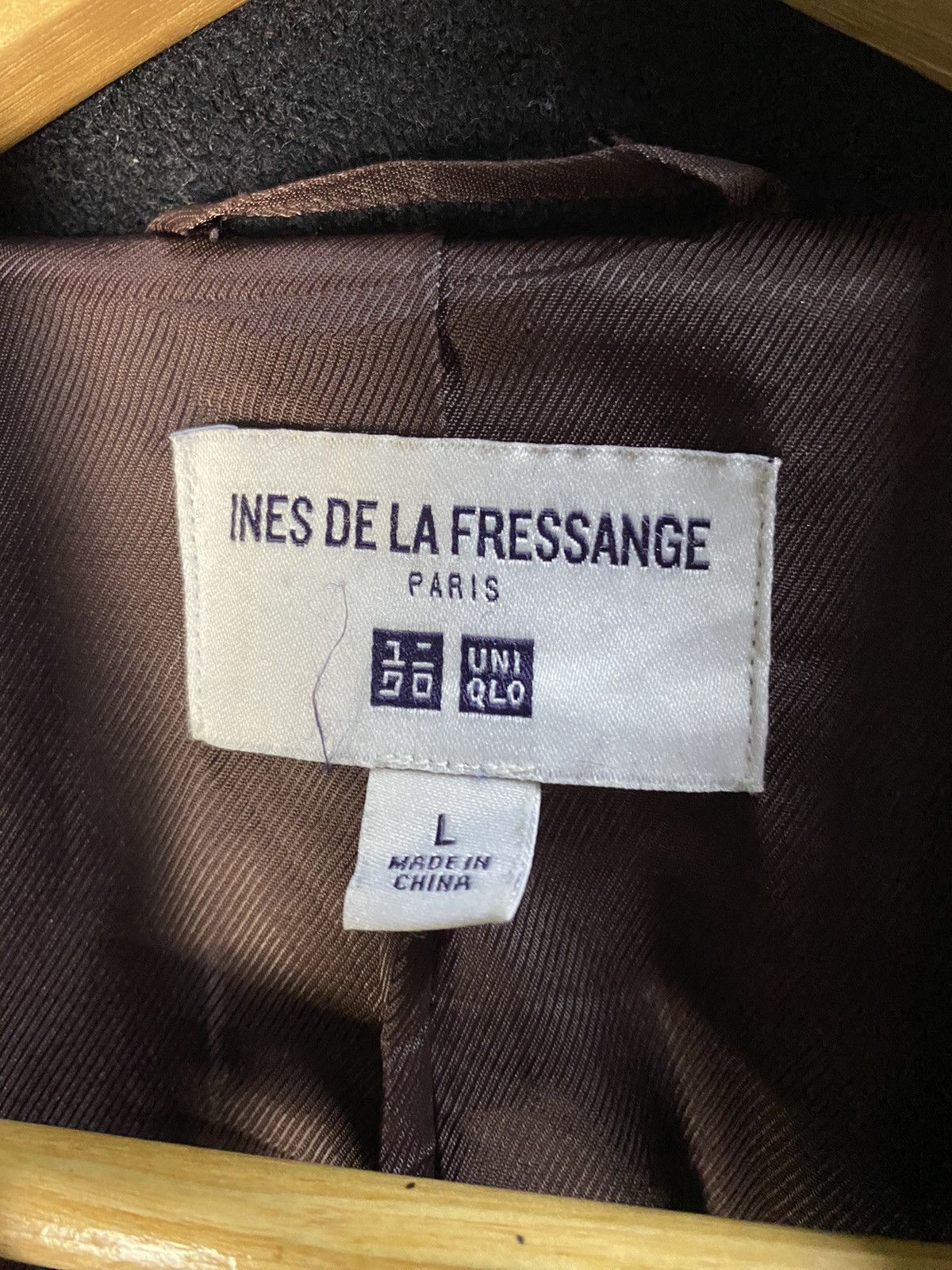 Uniqlo Ines De La Fressange Wool Long Jacket Size US L / EU 52-54 / 3 - 8 Thumbnail
