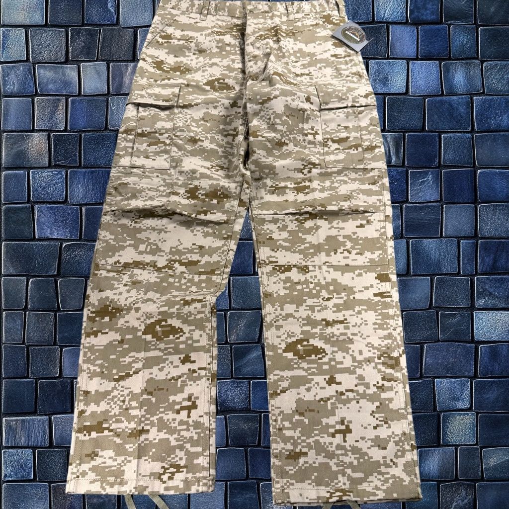 Backbone Backbone Pants Cargo Mens M Beige Digital Desert Camo Tactical Outdoor Military USA Size US 34 / EU 50 - 1 Thumbnail