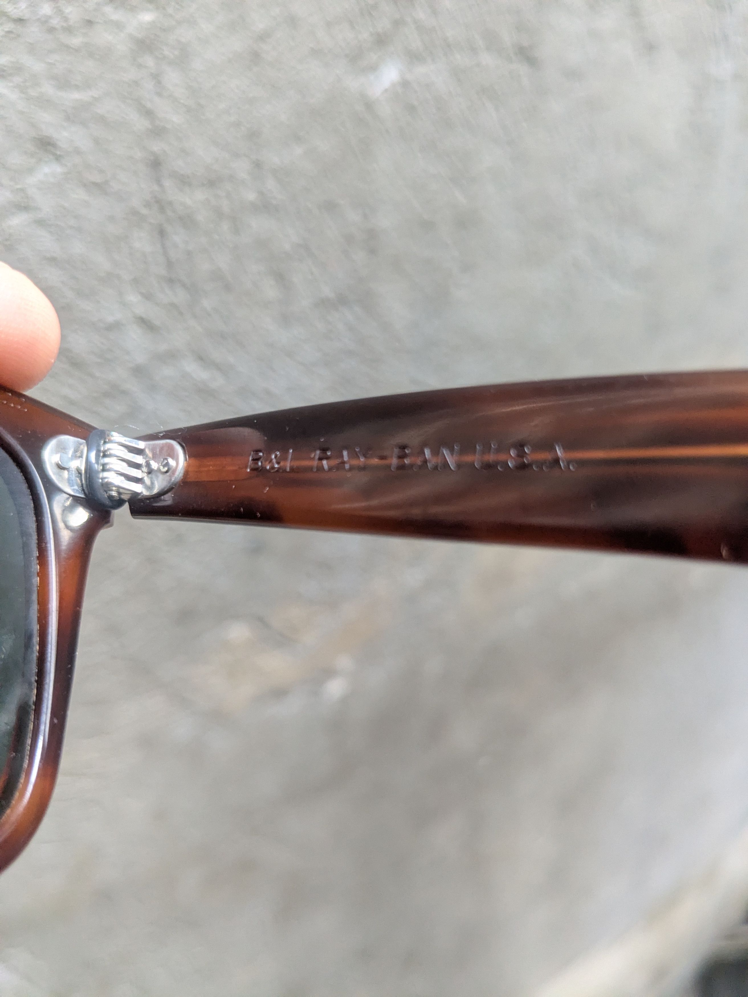 RayBan Vintage b&l rayban wayfarer tortoise made in USA Size ONE SIZE - 5 Thumbnail