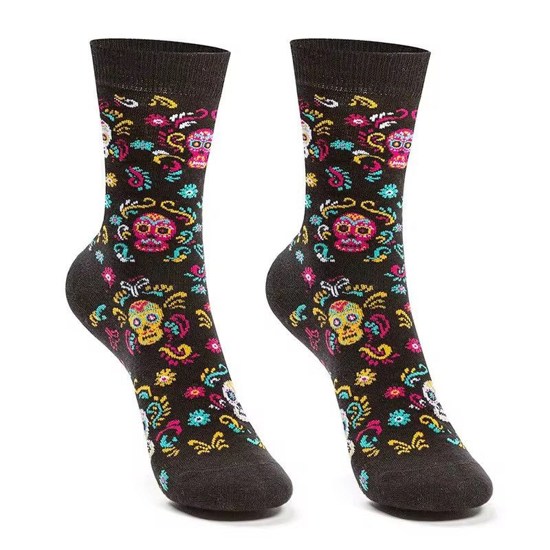 Converse Colorful Cartoon Skeleton Cotton Cotton Socks (1 pairs) Size ONE SIZE - 1 Thumbnail