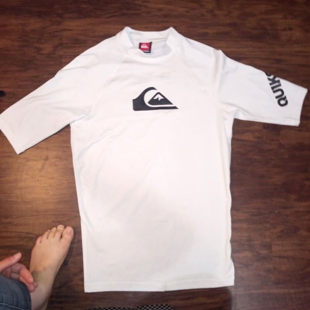 Quiksilver Quiksilver T-Shirt Shirt Short Sleeve White S Men Small Surf All Time Size US S / EU 44-46 / 1 - 3 Thumbnail