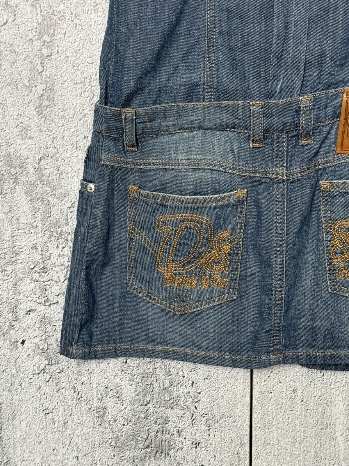 Dolce & Gabbana Dolce & Gabbana Denim Sleeveless Dress Button Front Jens D&G Size M / US 6-8 / IT 42-44 - 4 Thumbnail